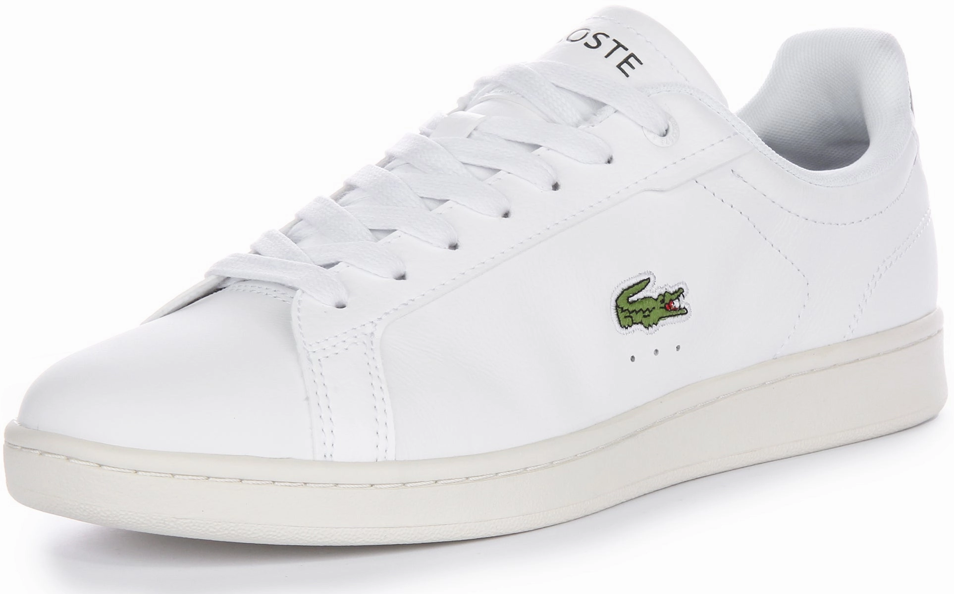 Lacoste Carnaby Pro In White Green For Men Shoes Lacoste