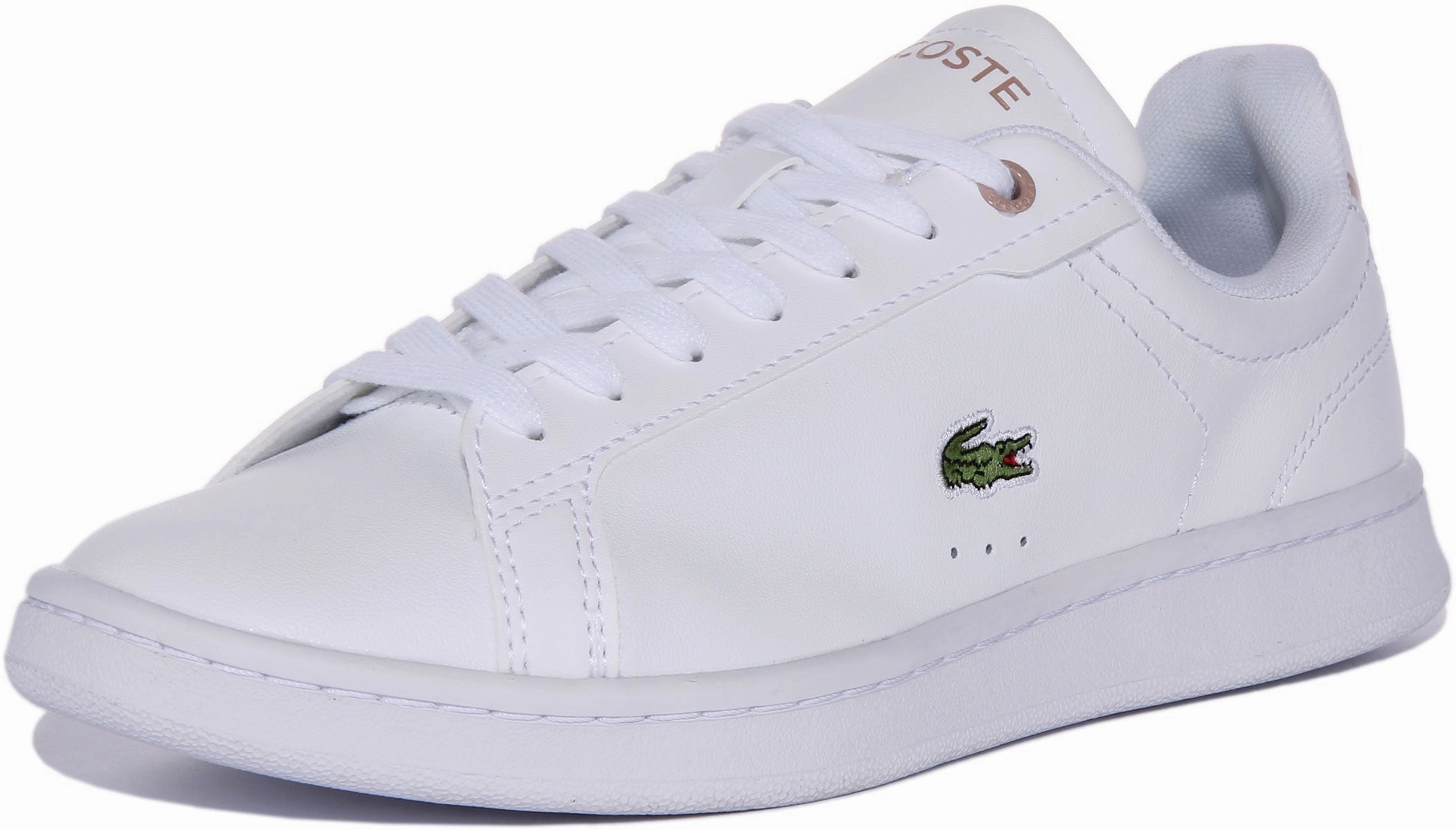 Lacoste Carnaby Pro In White Pink For Women Shoes Lacoste