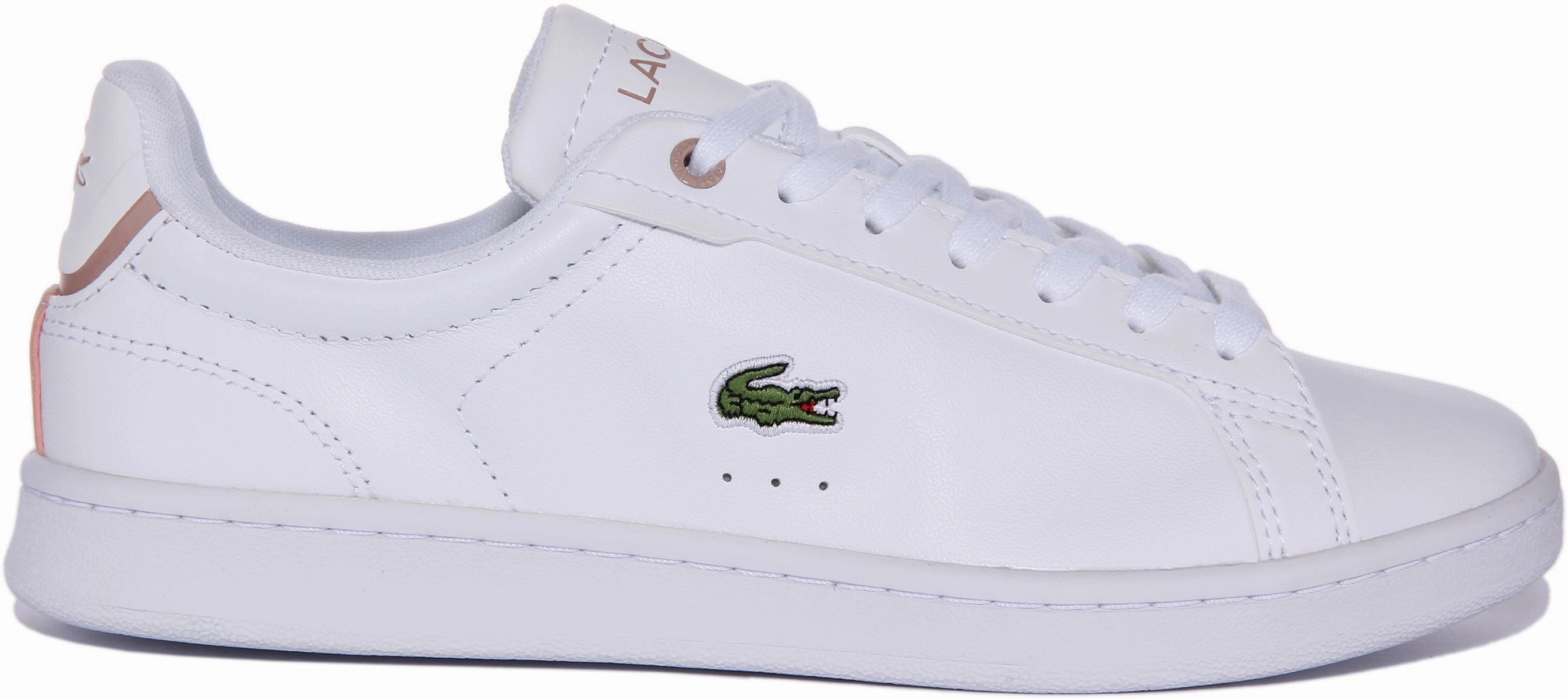 Lacoste Carnaby Pro In White Pink For Women Shoes Lacoste