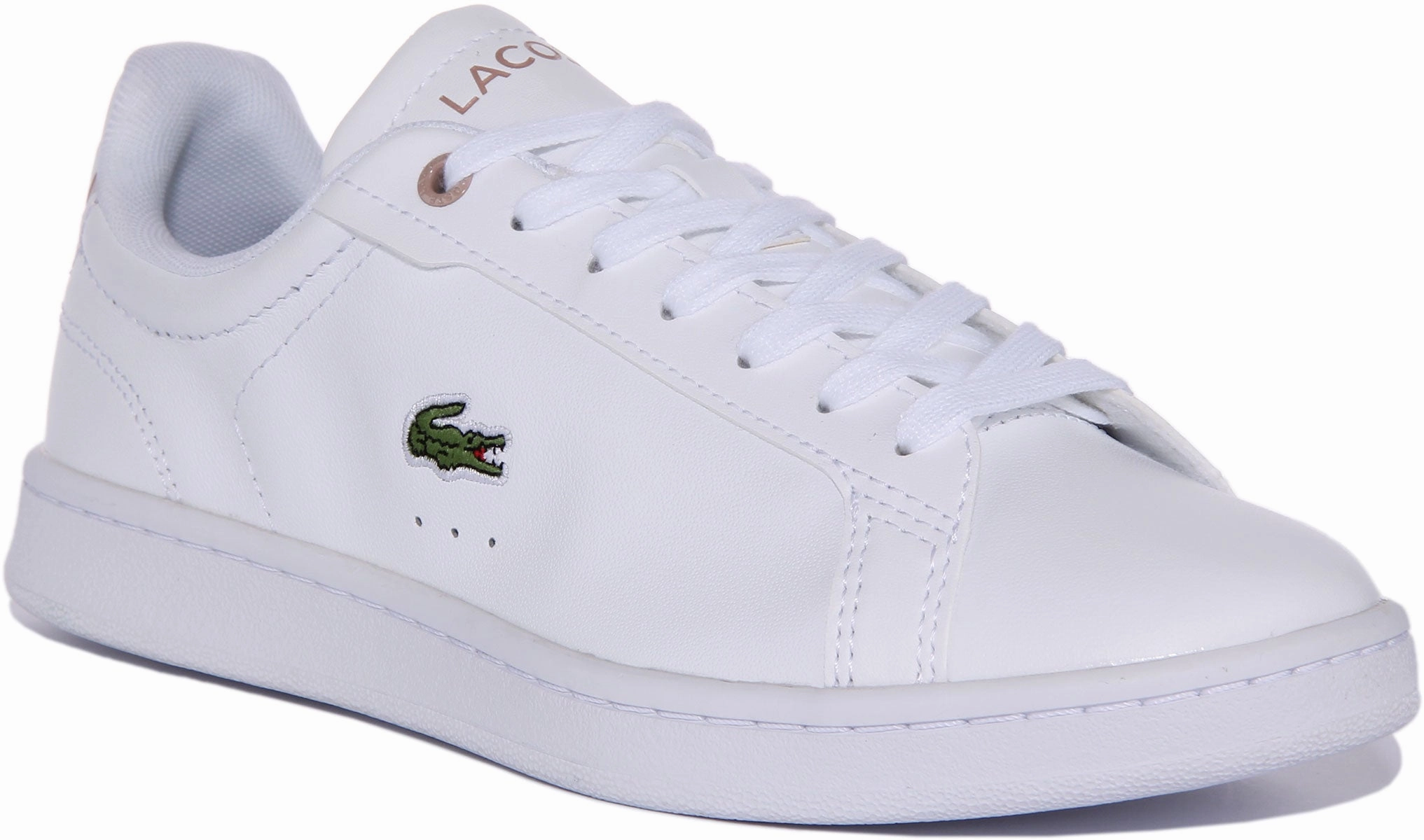 Lacoste Carnaby Pro In White Pink For Women Shoes Lacoste