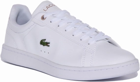 Lacoste Carnaby Pro In White Pink For Women Shoes Lacoste