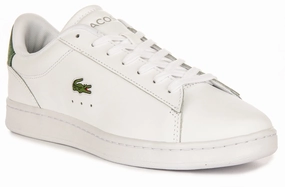 Lacoste Carnaby Set In White Green For Men Shoes Lacoste