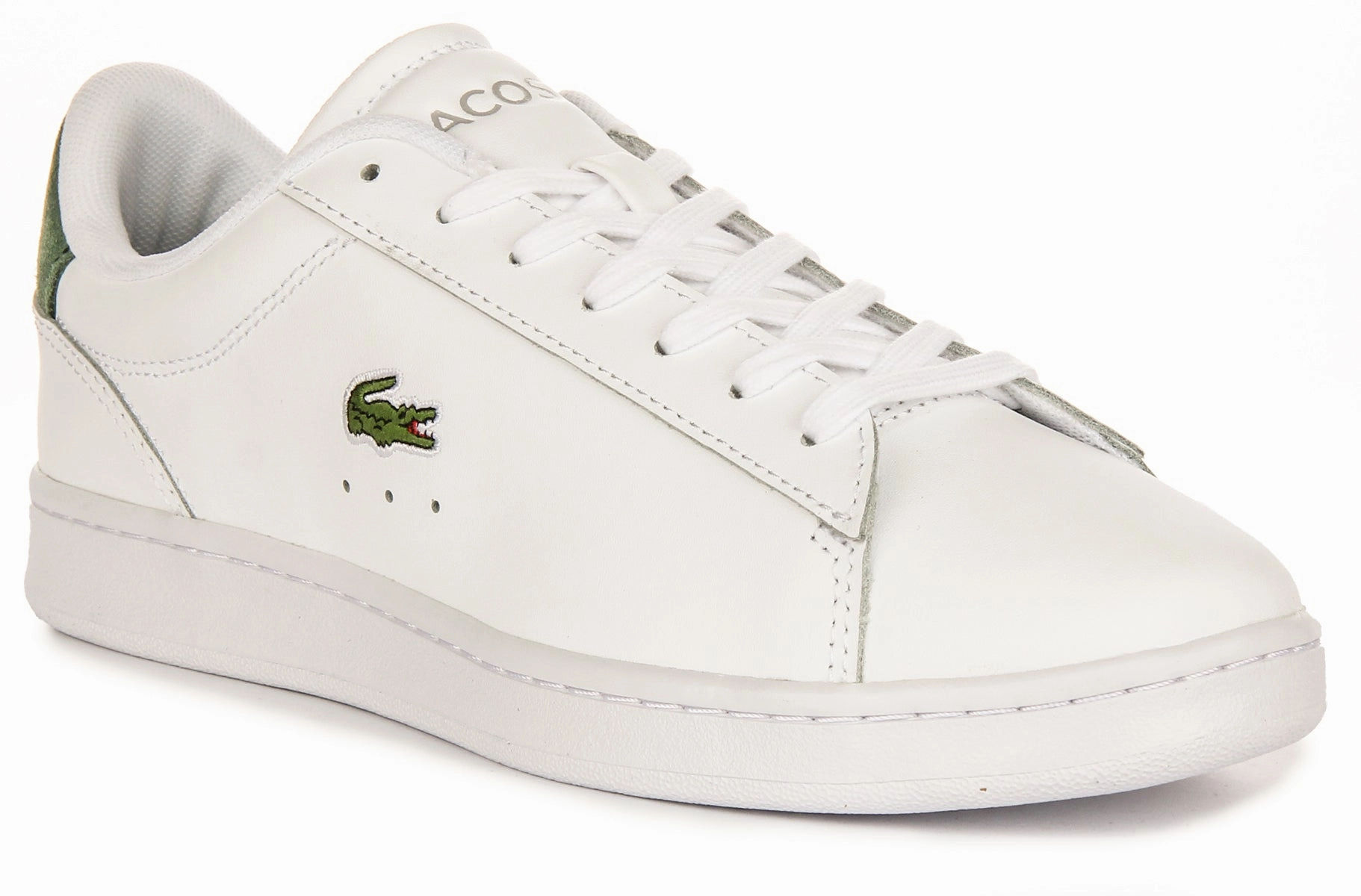 Lacoste Carnaby Set In White Green For Men Shoes Lacoste