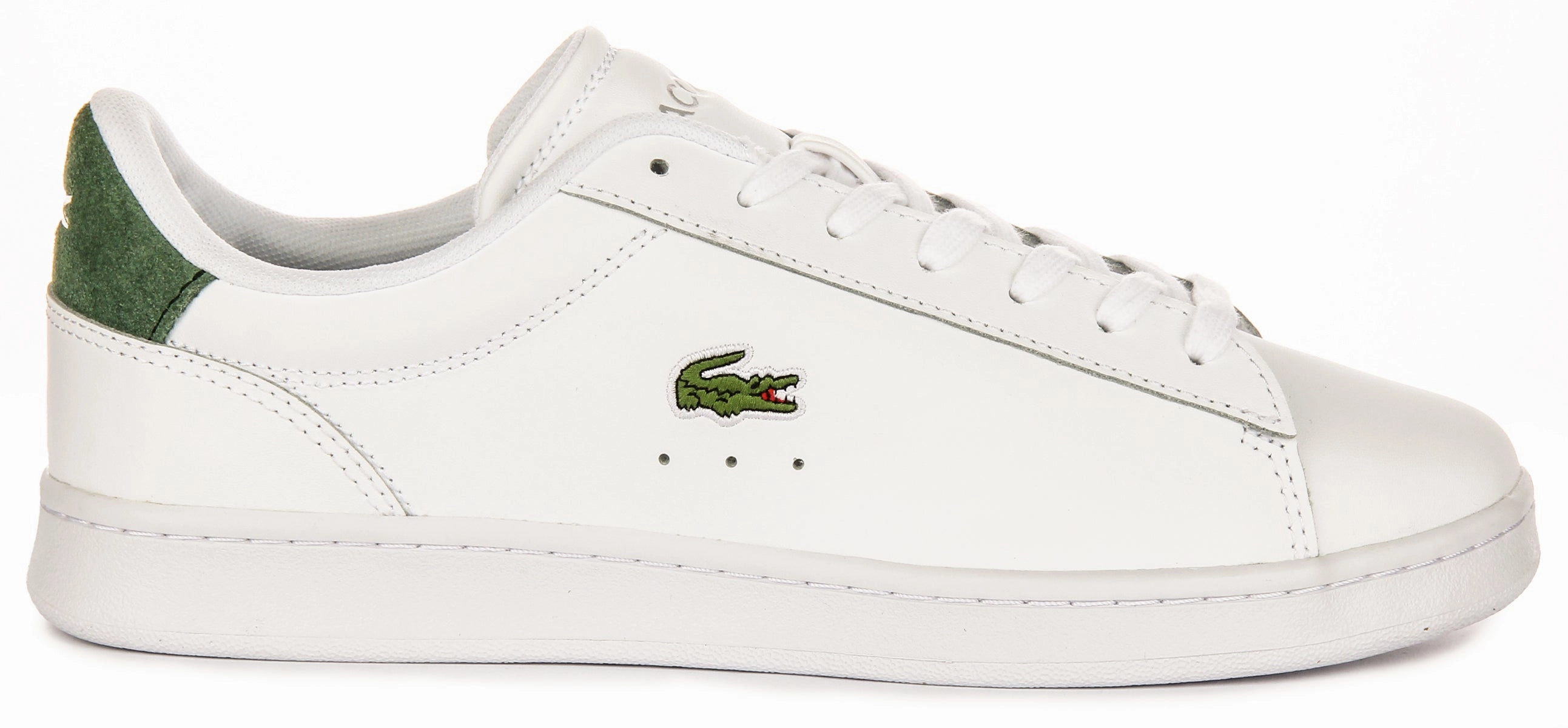 Lacoste Carnaby Set In White Green For Men Shoes Lacoste
