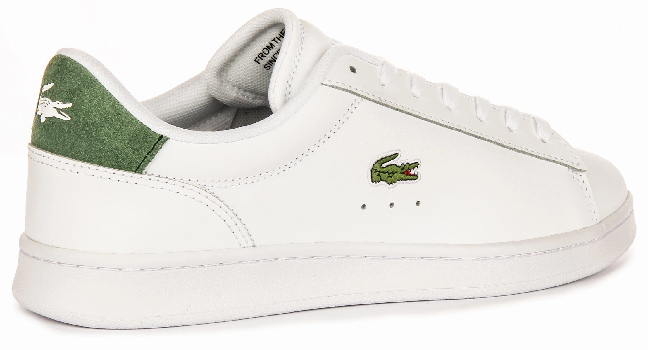 Lacoste Carnaby Set In White Green For Men Shoes Lacoste