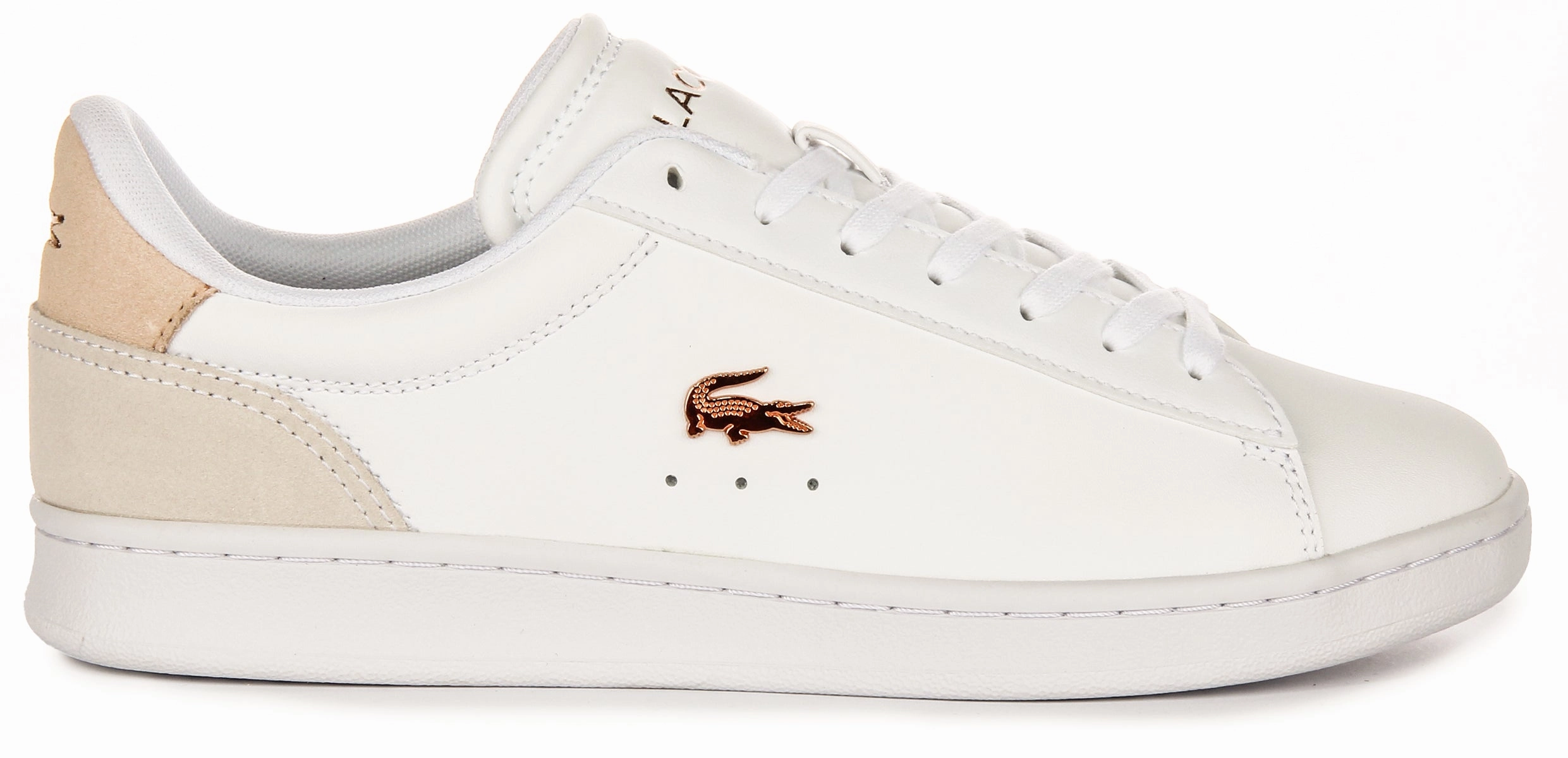 Lacoste Carnaby Set In White Pink For Women Shoes Lacoste