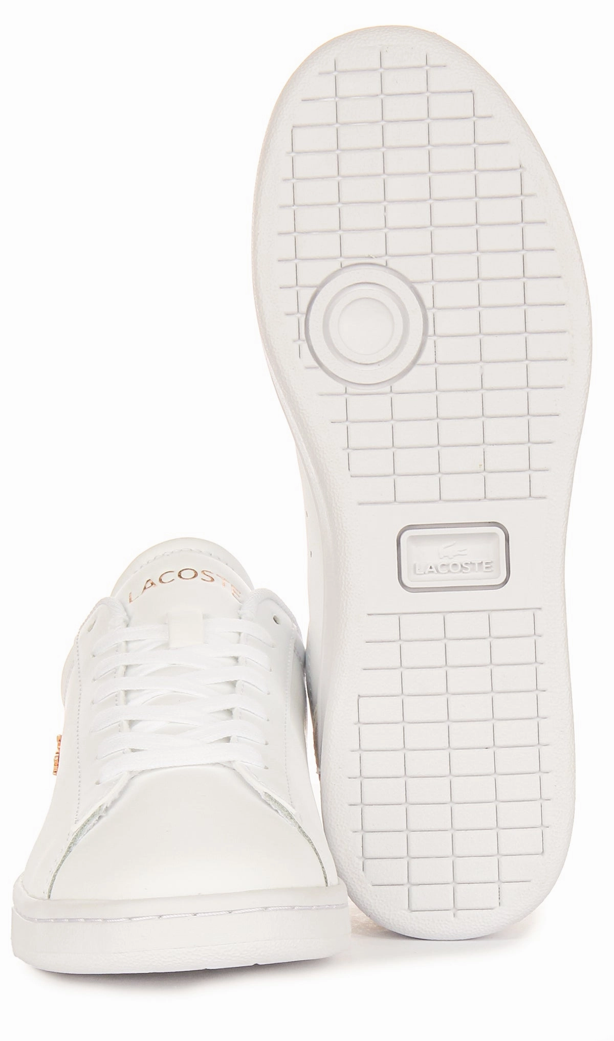 Lacoste Carnaby Set In White Pink For Women Shoes Lacoste