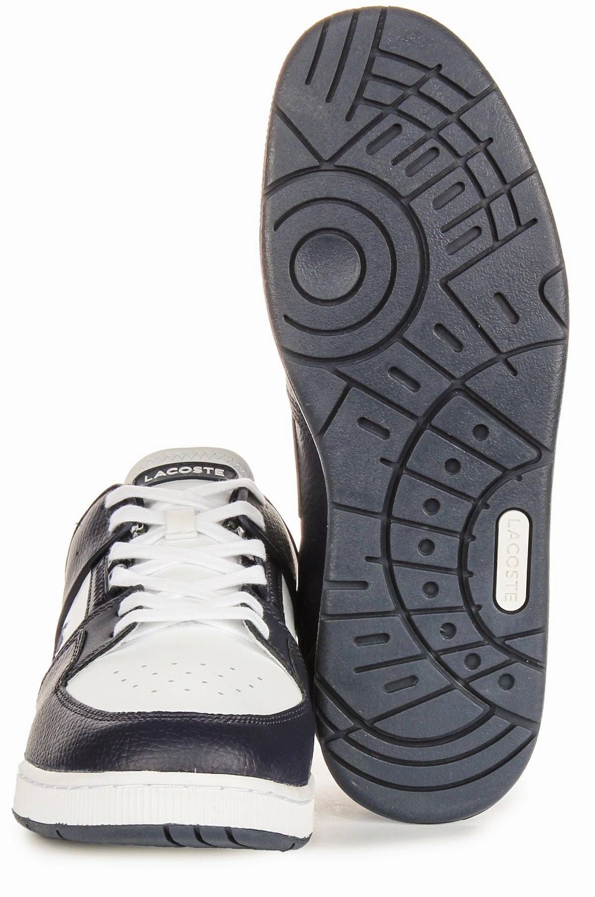 Lacoste Court Cage In Navy White For Men Shoes Lacoste
