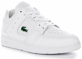 Lacoste Court Cage In White For Men Shoes Lacoste