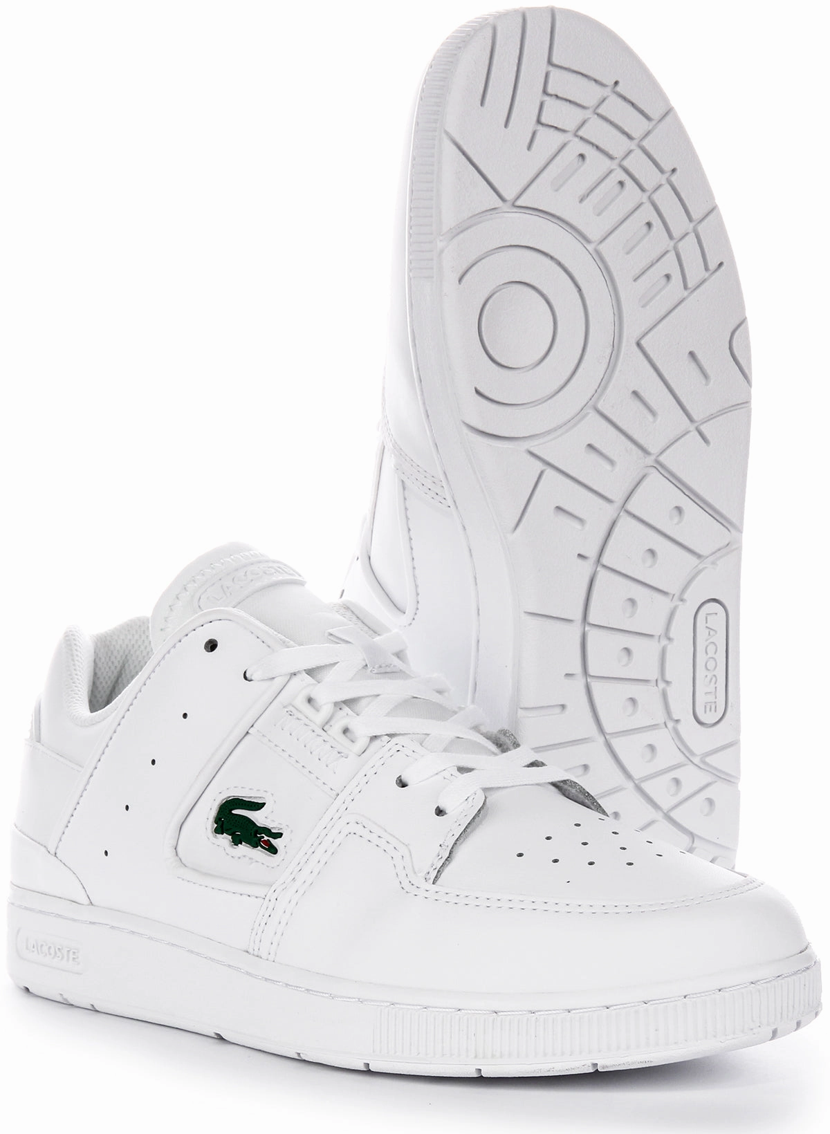 Lacoste Court Cage In White For Men Shoes Lacoste