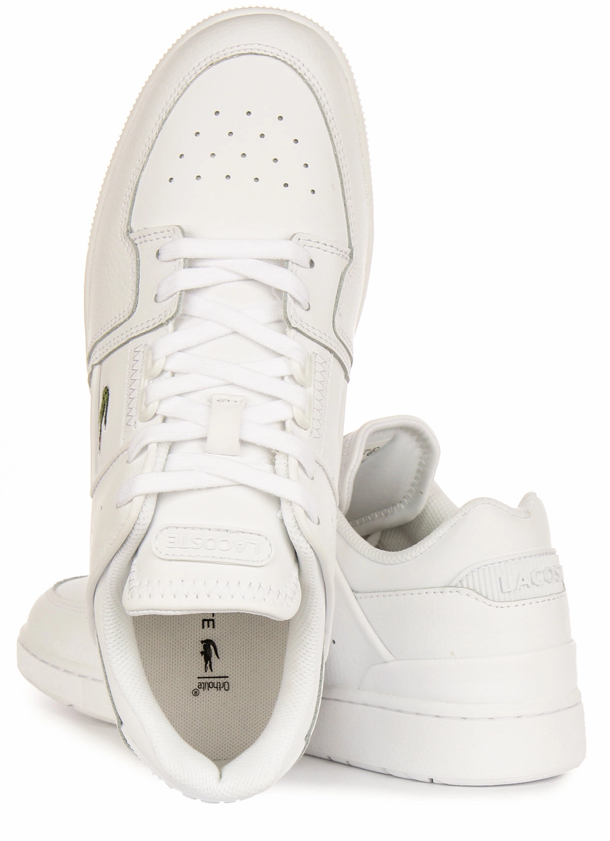 Lacoste Court Cage In White For Men Shoes Lacoste