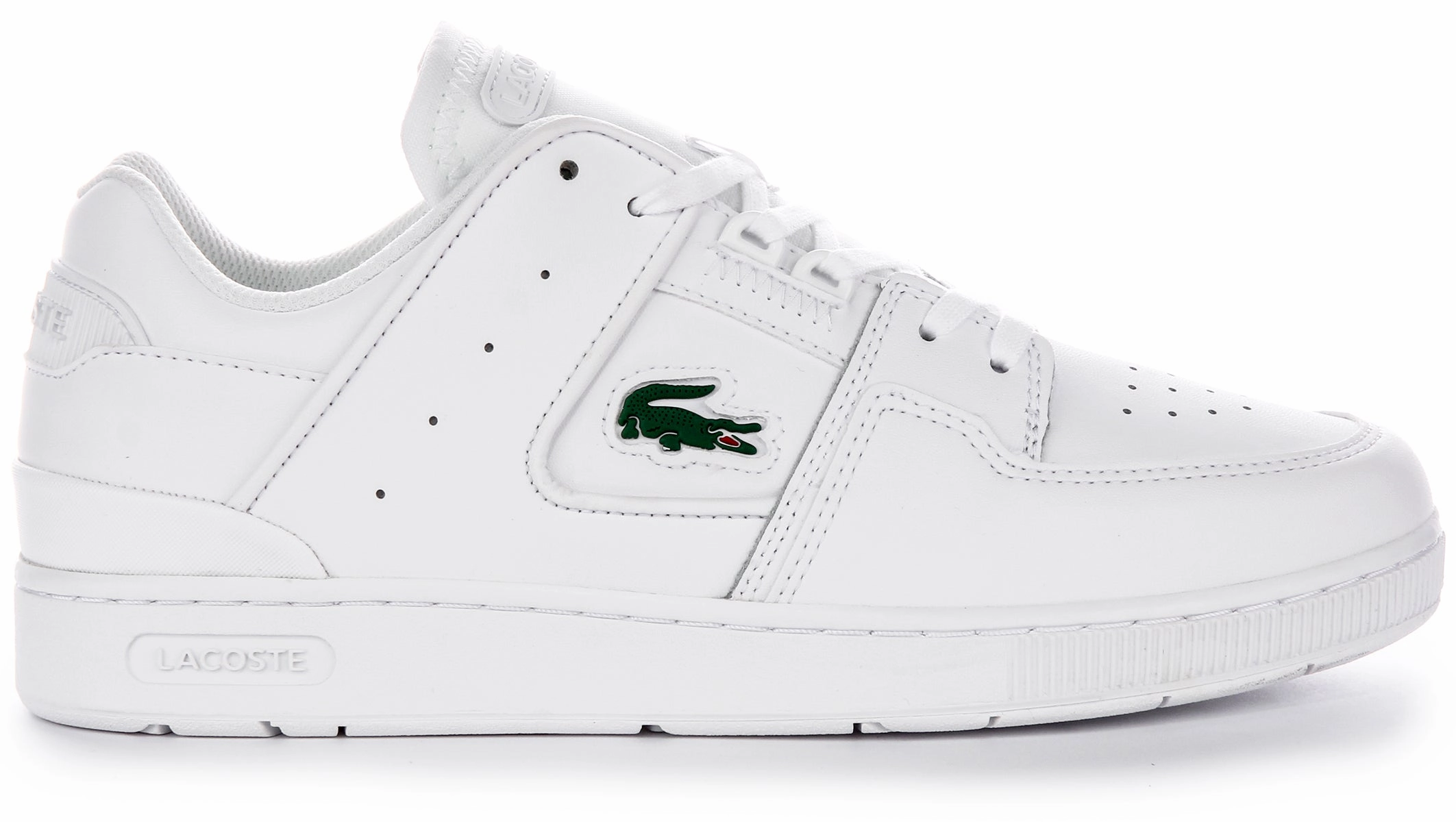 Lacoste Court Cage In White For Men Shoes Lacoste