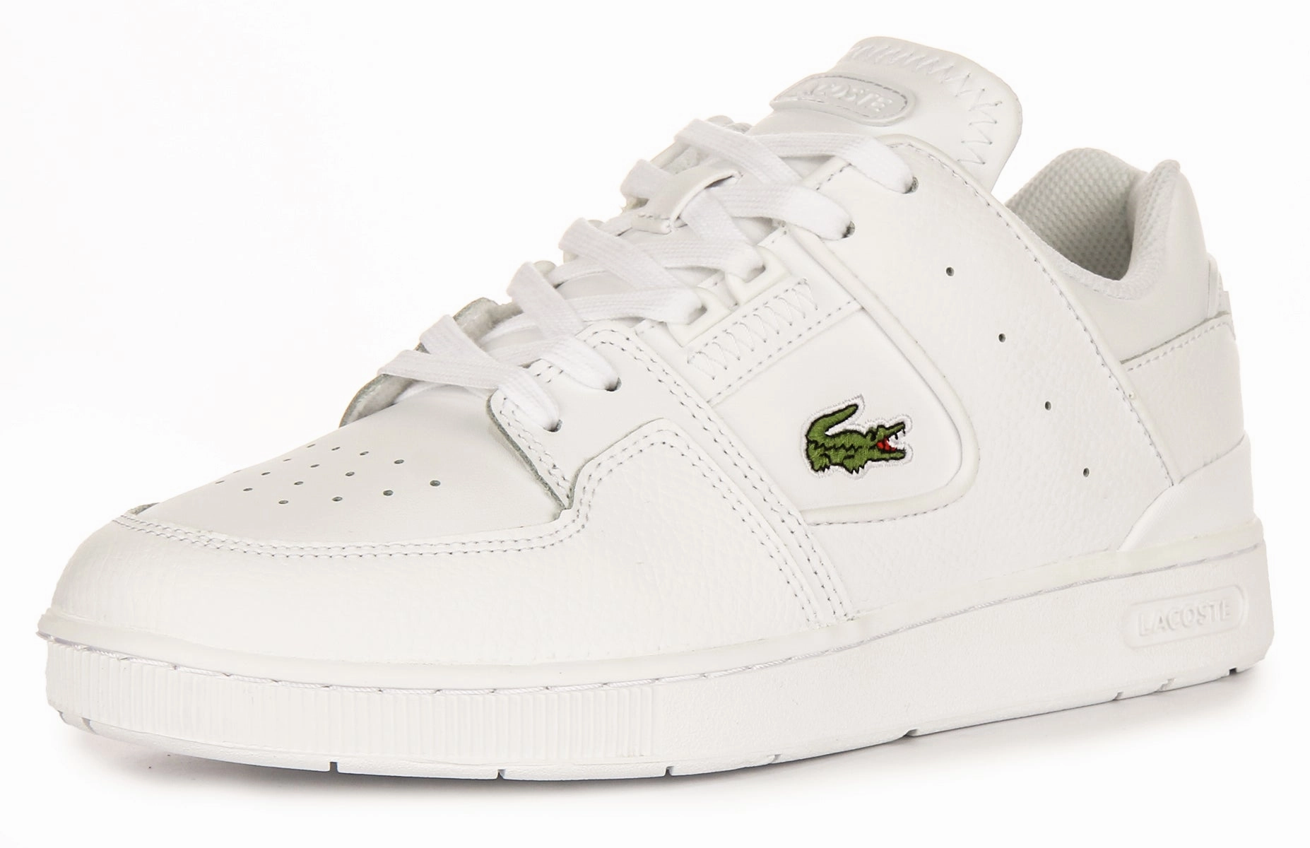 Lacoste Court Cage In White For Men Shoes Lacoste