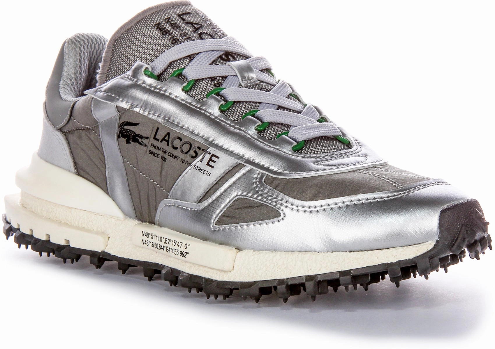 Lacoste Elite Active In Grey Silver For Men Shoes Lacoste
