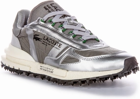 Lacoste Elite Active In Grey Silver For Men Shoes Lacoste