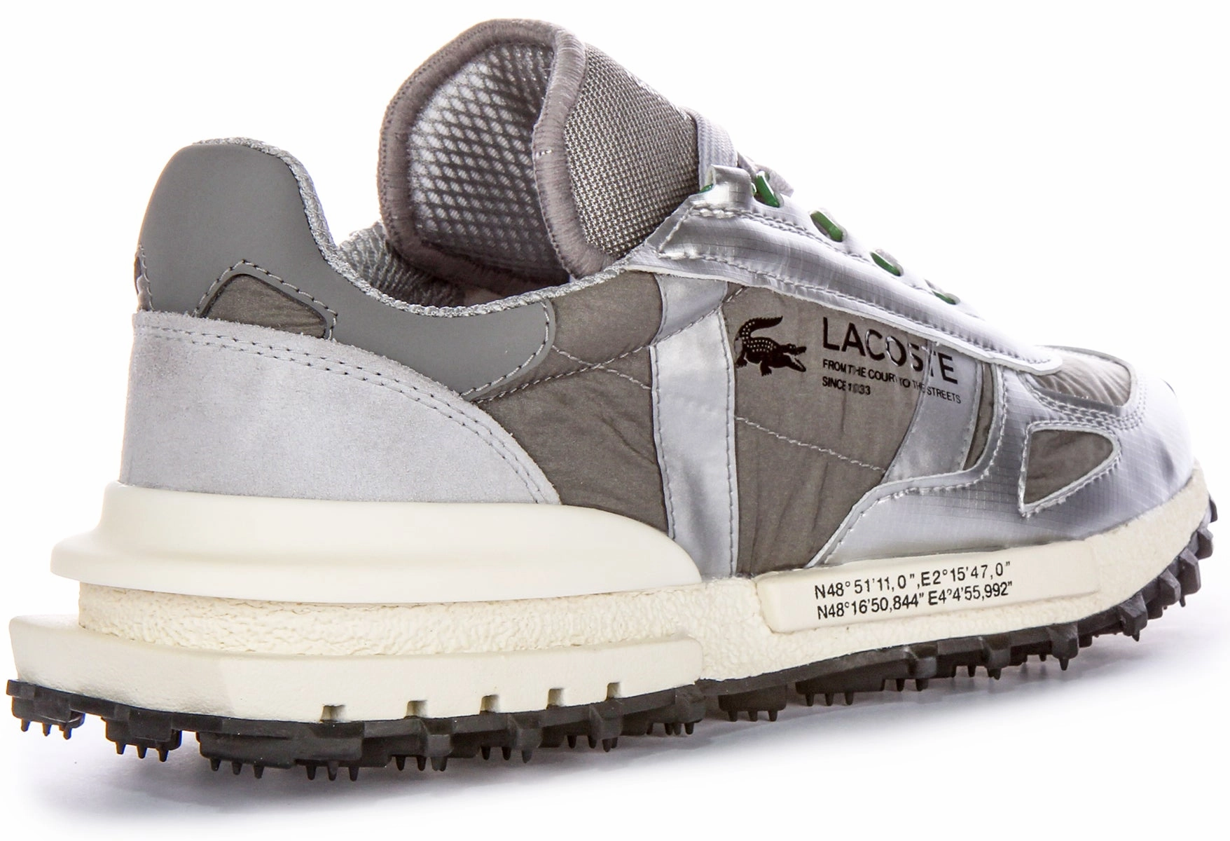 Lacoste Elite Active In Grey Silver For Men Shoes Lacoste
