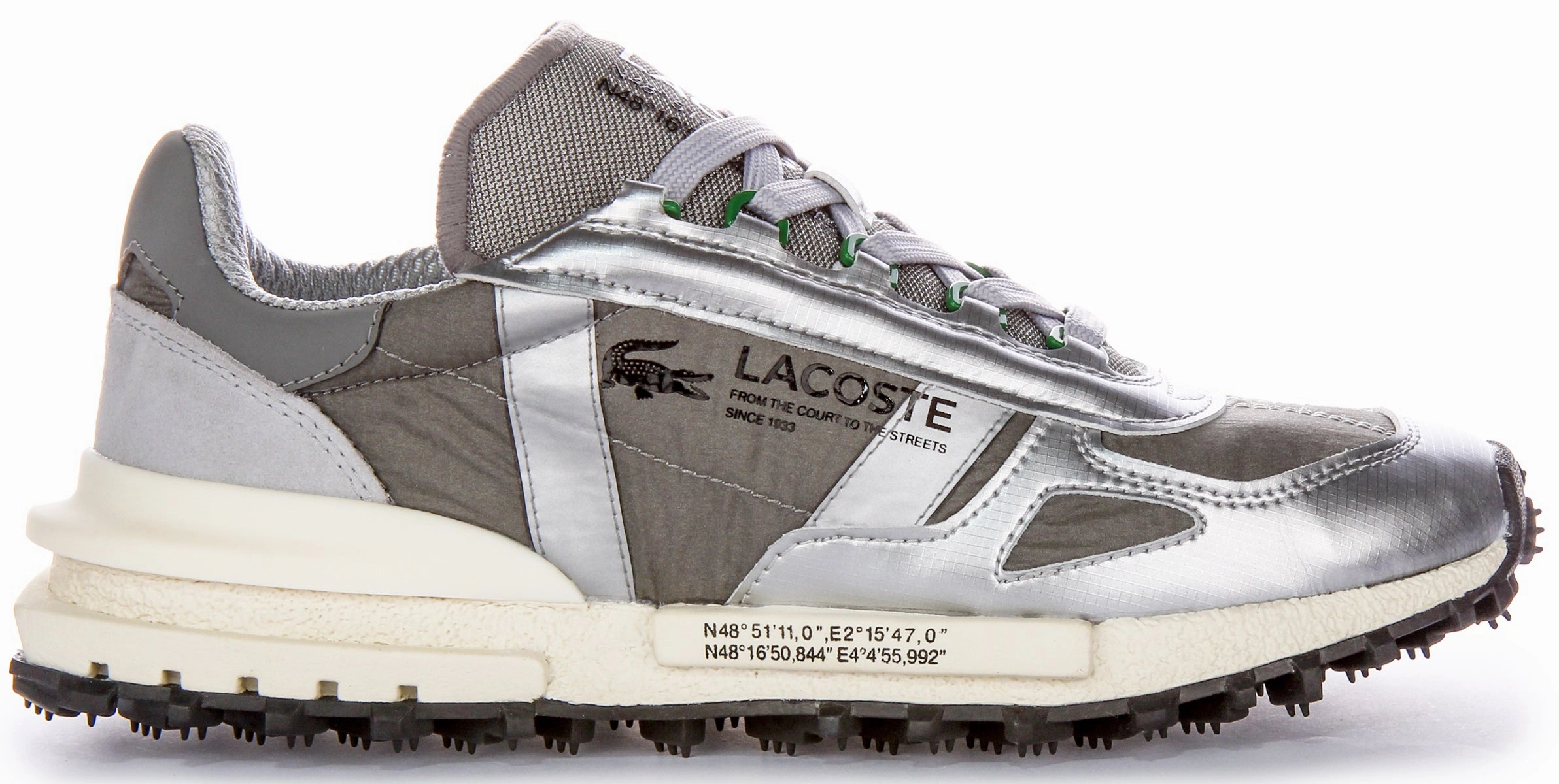 Lacoste Elite Active In Grey Silver For Men Shoes Lacoste
