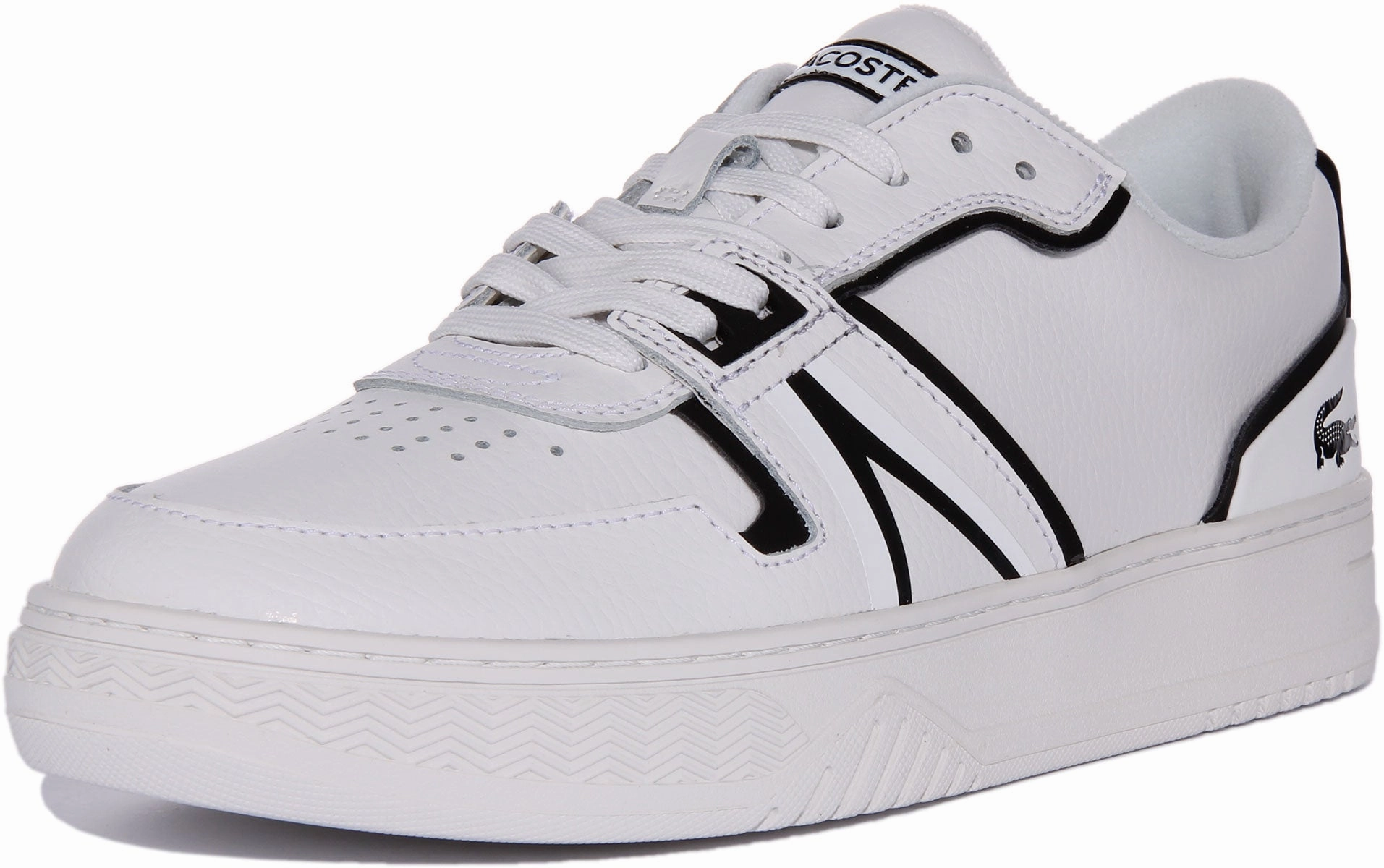 Lacoste L001 123 7 In White Black For Men Shoes Lacoste