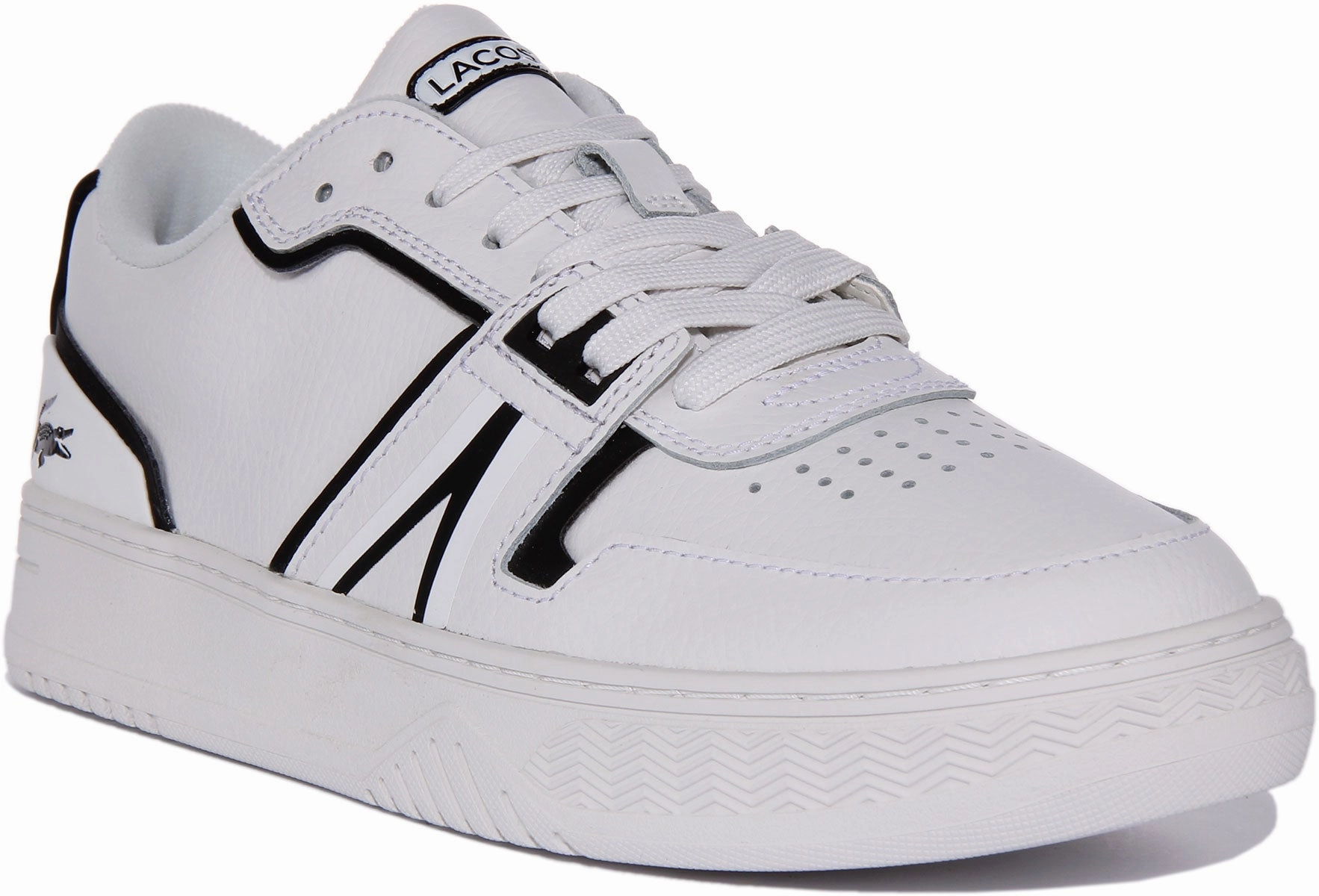 Lacoste L001 123 7 In White Black For Men Shoes Lacoste