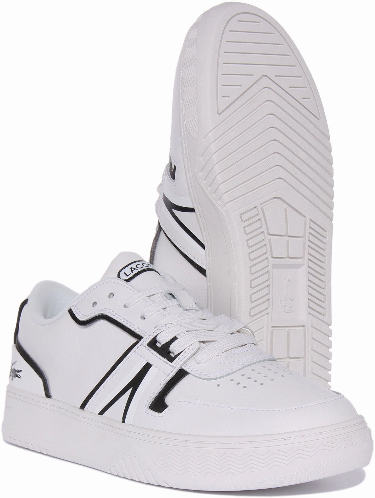 Lacoste L001 123 7 In White Black For Men Shoes Lacoste
