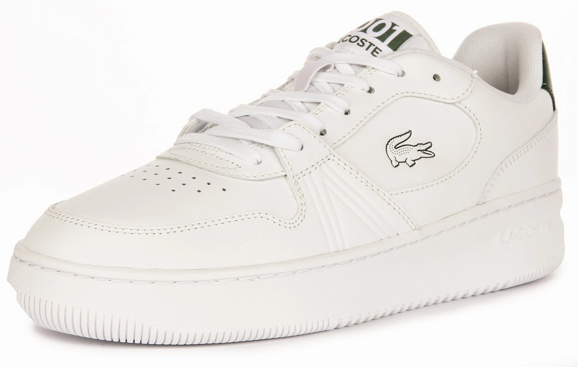 Lacoste L001 Set 224 In White Green For Women Shoes Lacoste