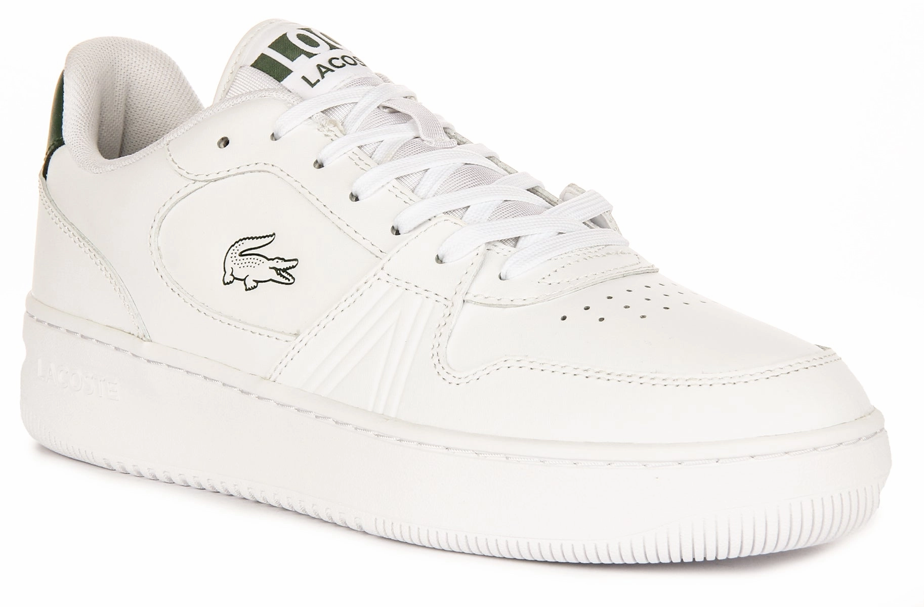 Lacoste L001 Set 224 In White Green For Women Shoes Lacoste