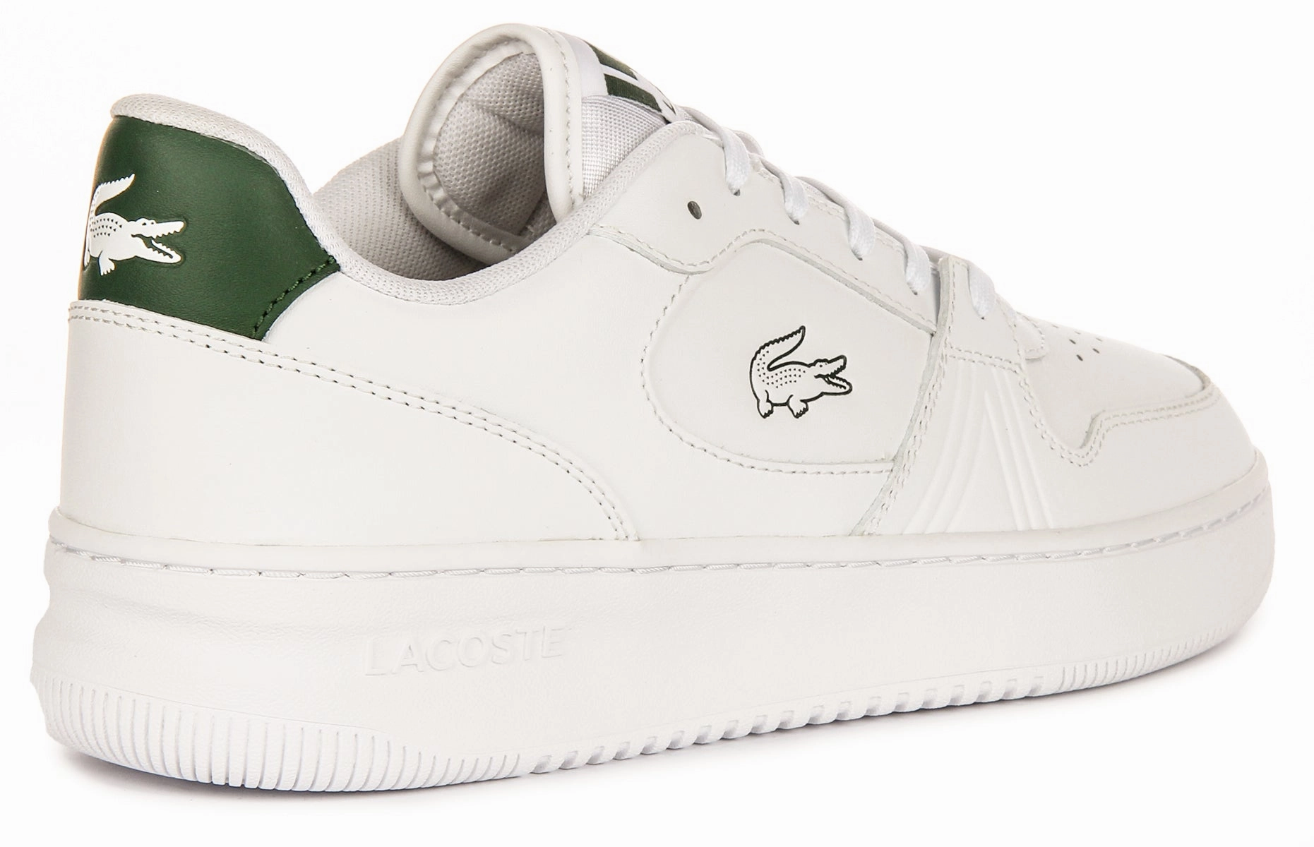 Lacoste L001 St 224 In White Green For Men Shoes Lacoste