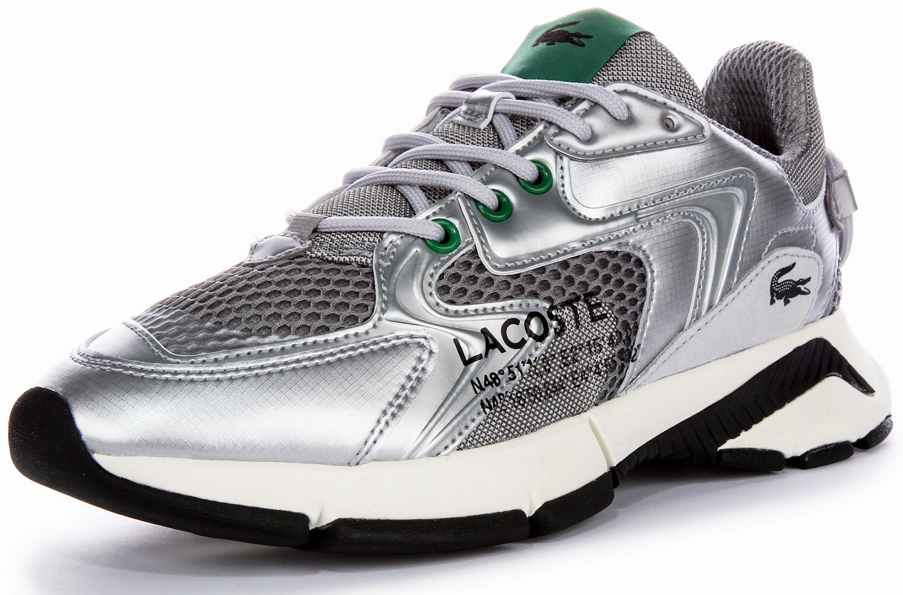 Lacoste L003 Neo In Silver For Men Shoes Lacoste