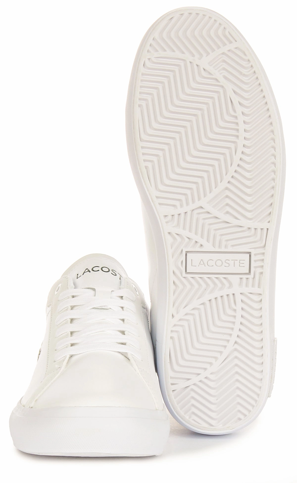 Lacoste Powercourt In White Green For Men Shoes Lacoste