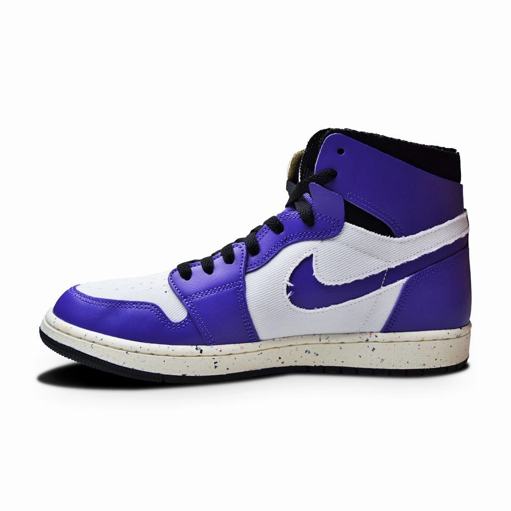 Men's Nike Air Jordan 1 Zoom Air CMFT - CT0978 501 - Dark Iris White Black Sail
