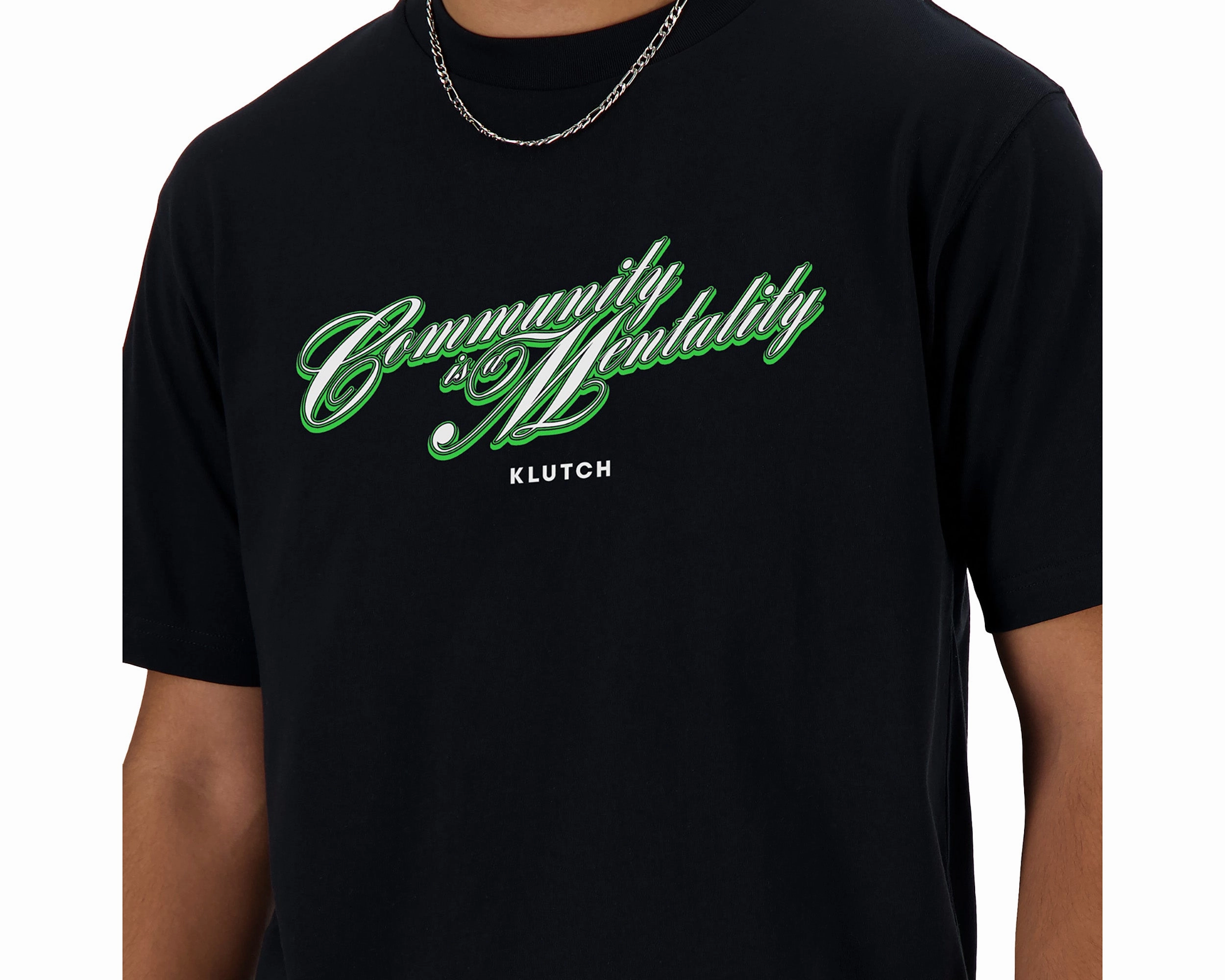 Mens NB Klutch Community Is A Mentality T Shirt