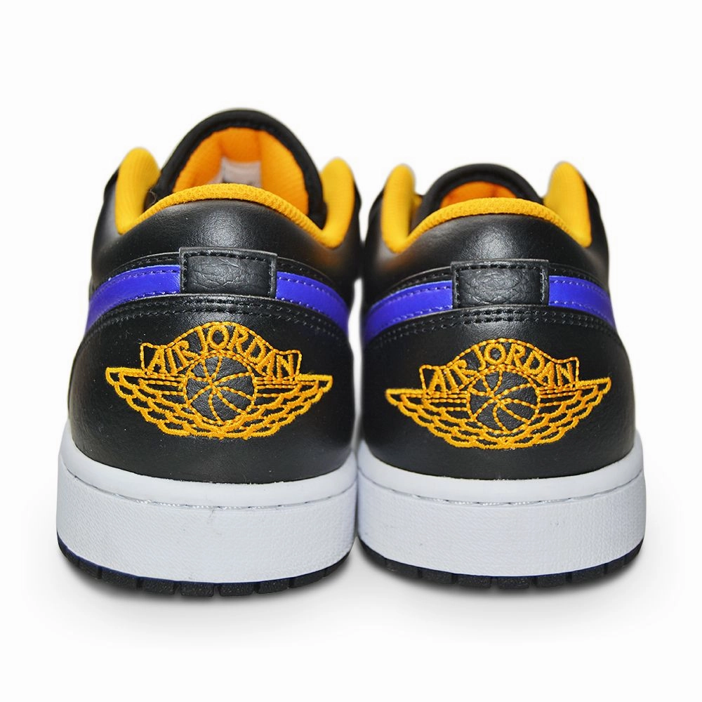 Mens Nike Air Jordan 1 Low "Dark Concord" - 553558 075- Black Dark Concord Taxi