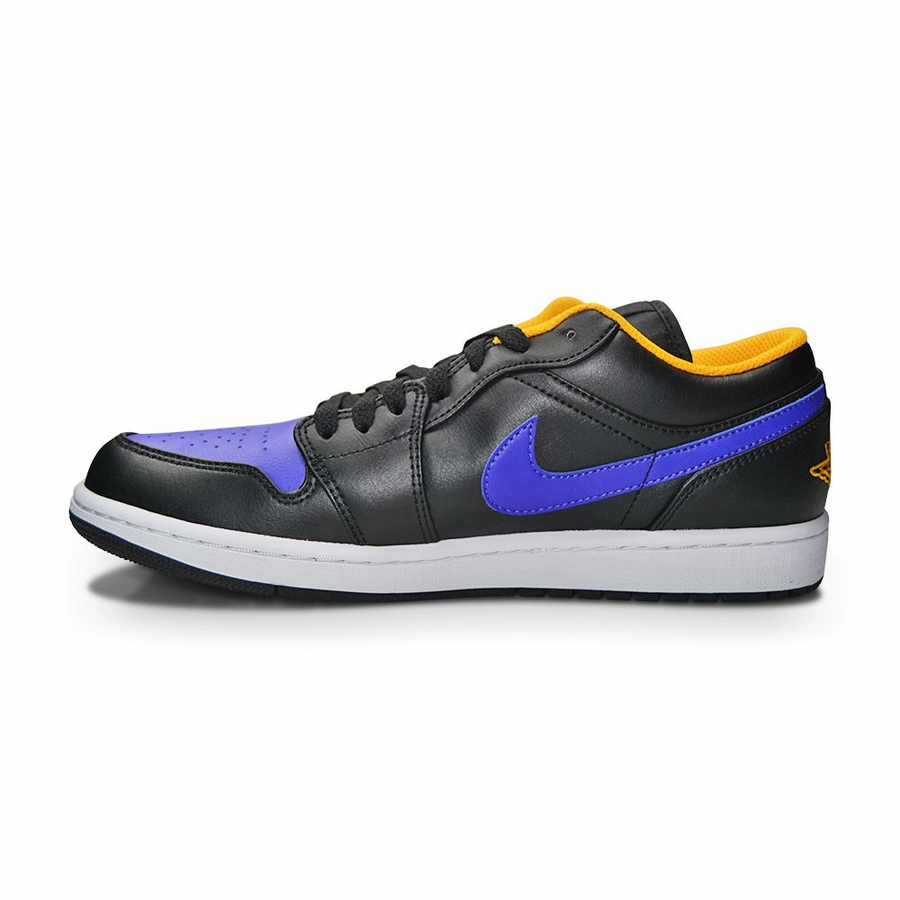 Mens Nike Air Jordan 1 Low "Dark Concord" - 553558 075- Black Dark Concord Taxi