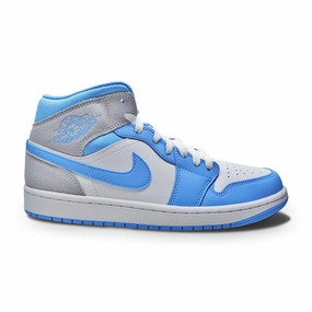 Mens Nike Air Jordan 1 Mid SE - DX9276 100  - White University Blue