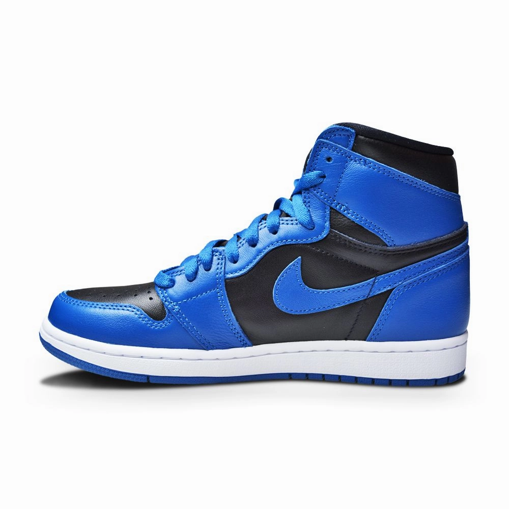 Mens Nike Air Jordan 1 Retro  High OG - 555088 404 - DK Marina Blue Black White