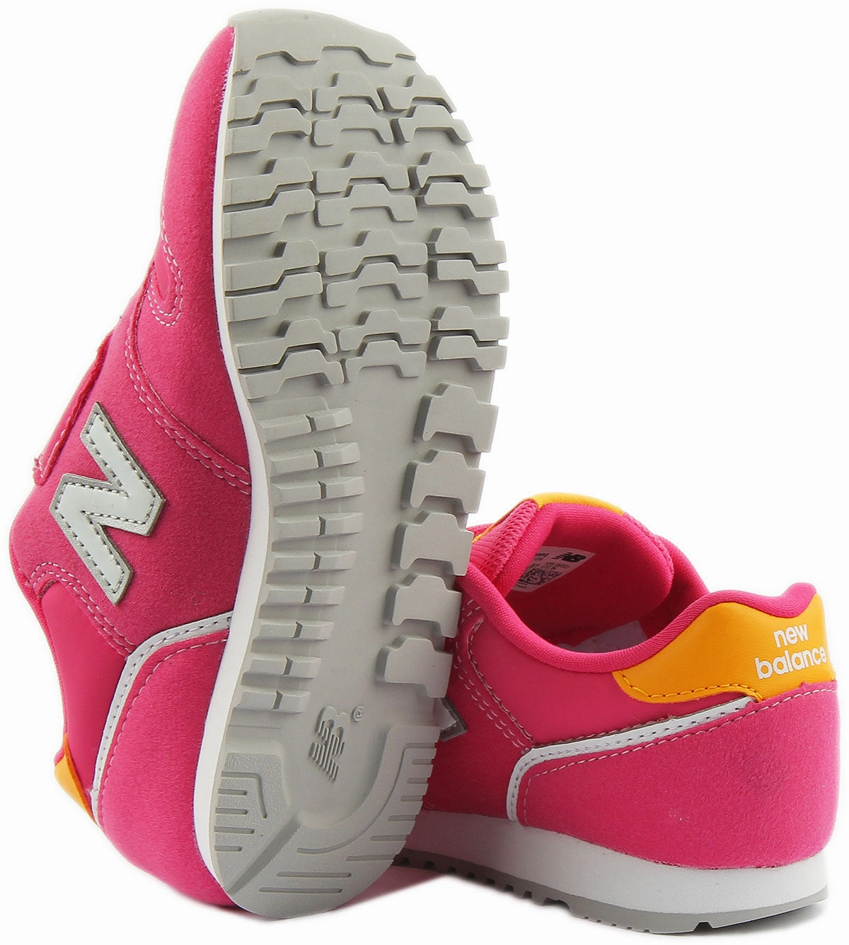 New Balance 373 YZ373WP2 In Velcro Fuchsia For Kids Shoes New Balance