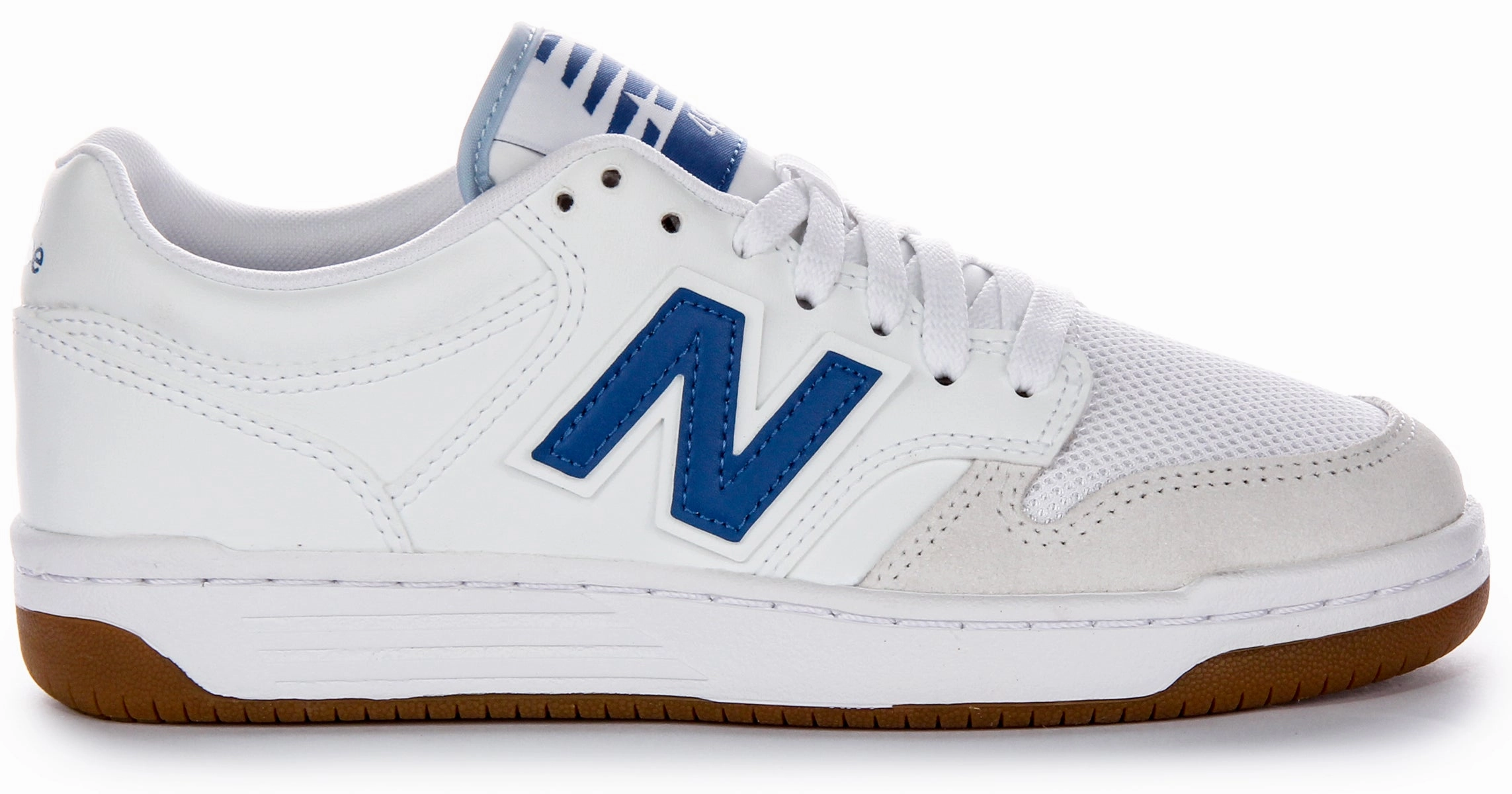New Balance BB 480 LFB In White Blue Shoes New Balance