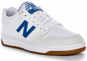 New Balance BB 480 LFB In White Blue Shoes New Balance