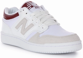 New Balance BB 480LKB In White Red For Men Shoes New Balance
