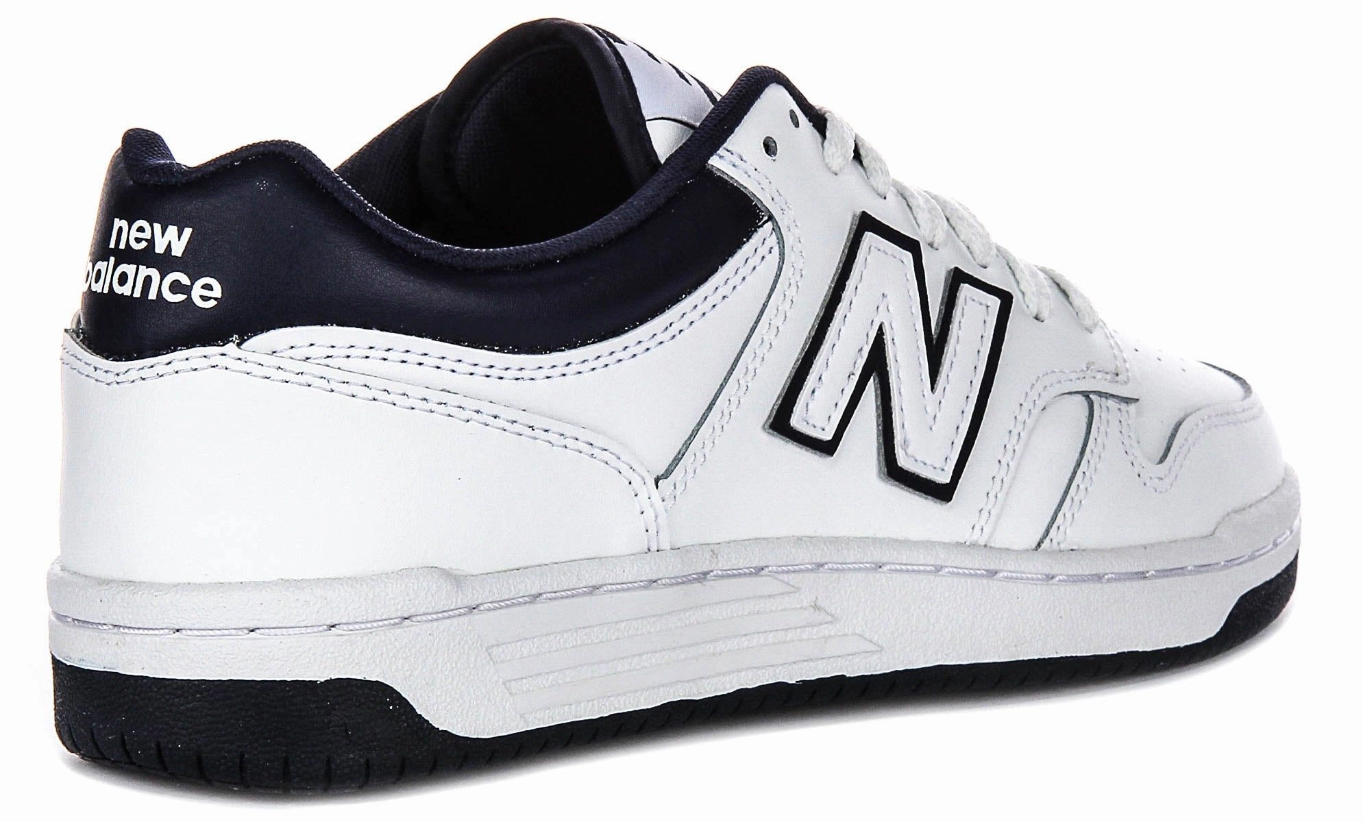 New Balance BB 480Lwn In White Navy Shoes New Balance