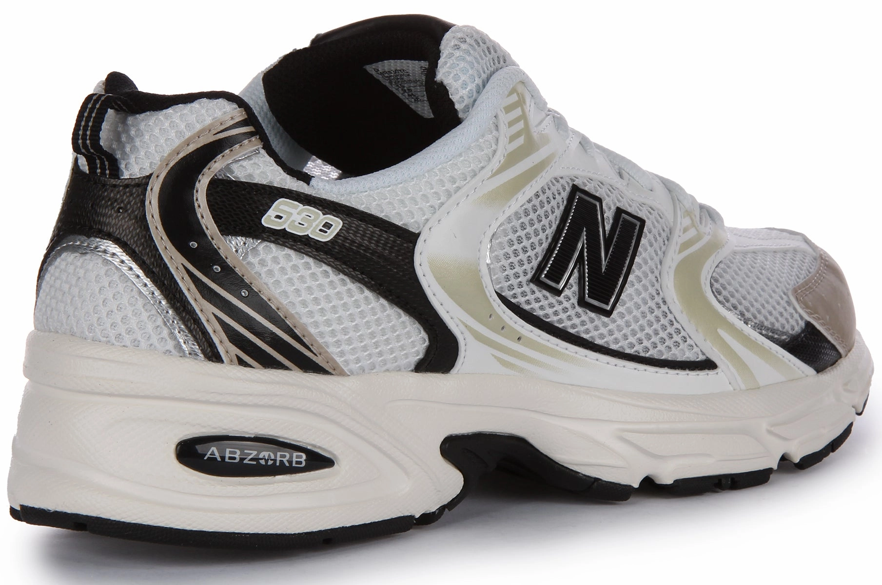 New Balance MR 530 TC In White Gold Shoes New Balance