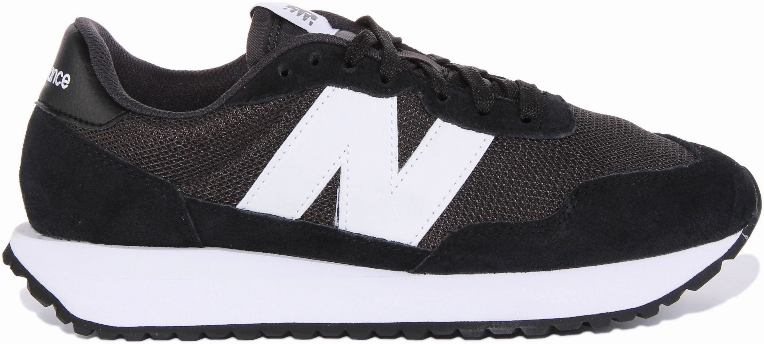 New Balance Ms237 In Black White Shoes New Balance