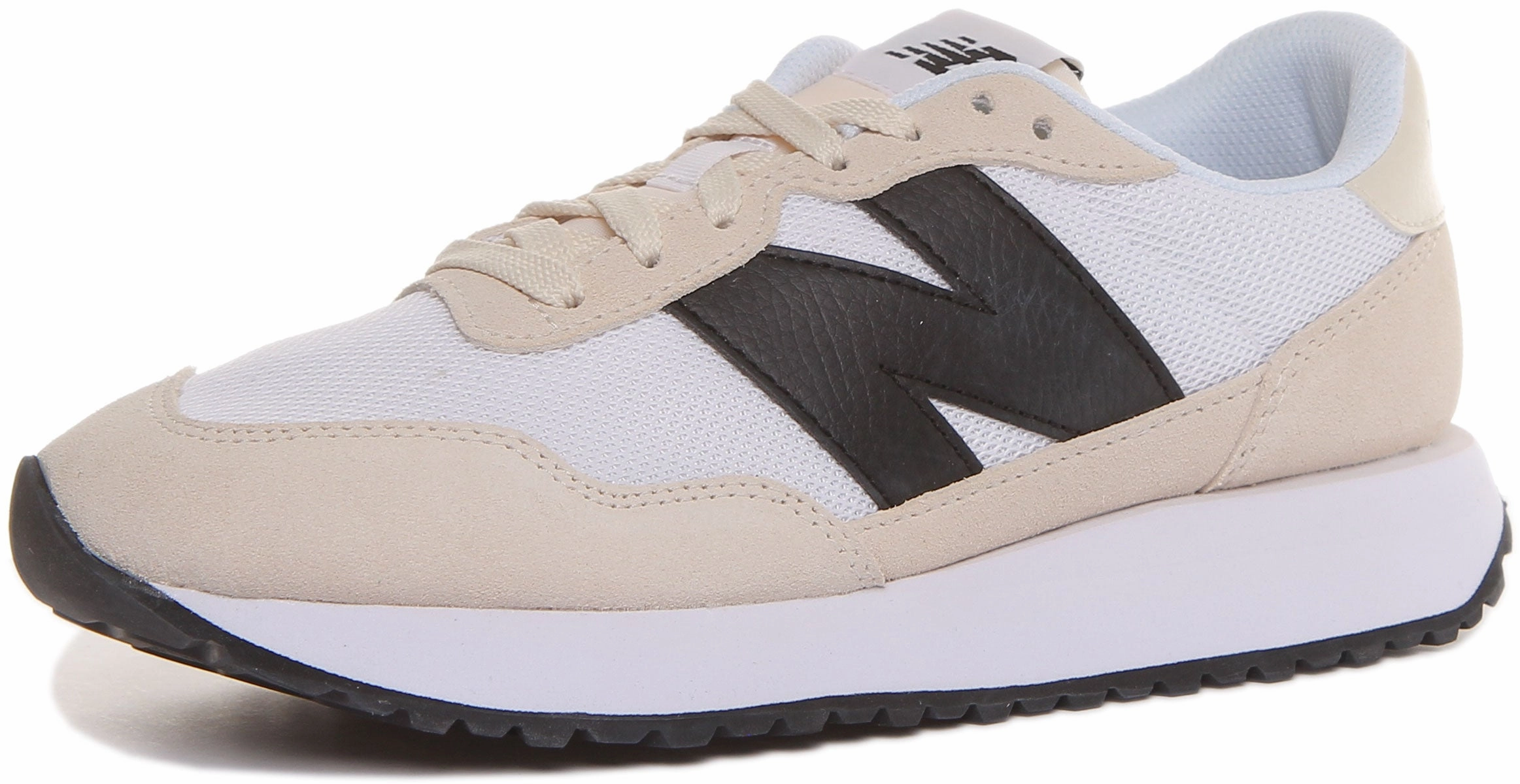 New Balance Ms237 In White Black Shoes New Balance