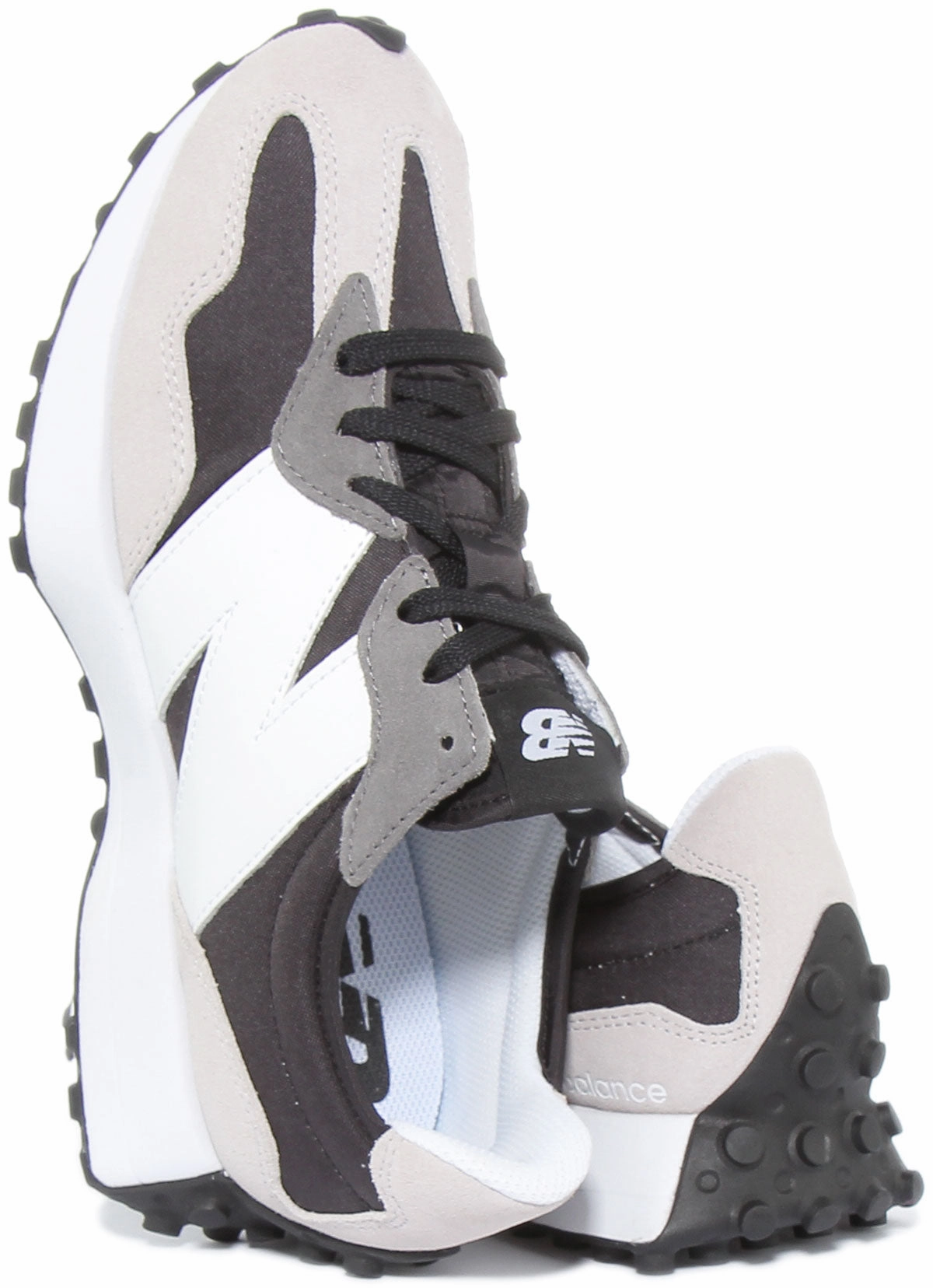 New Balance Ms327Bd In Black Grey For Men Shoes New Balance