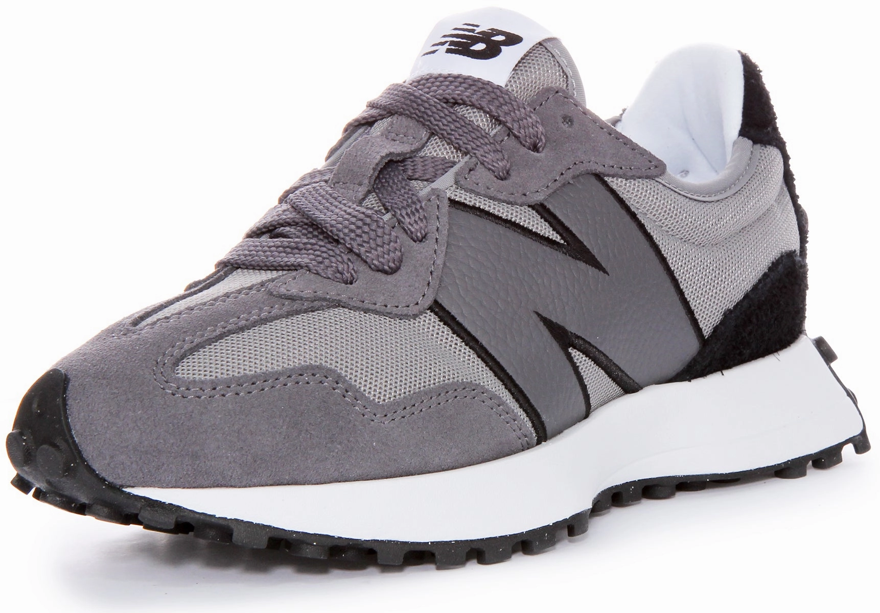 New Balance U327 MD In Grey Black Shoes New Balance