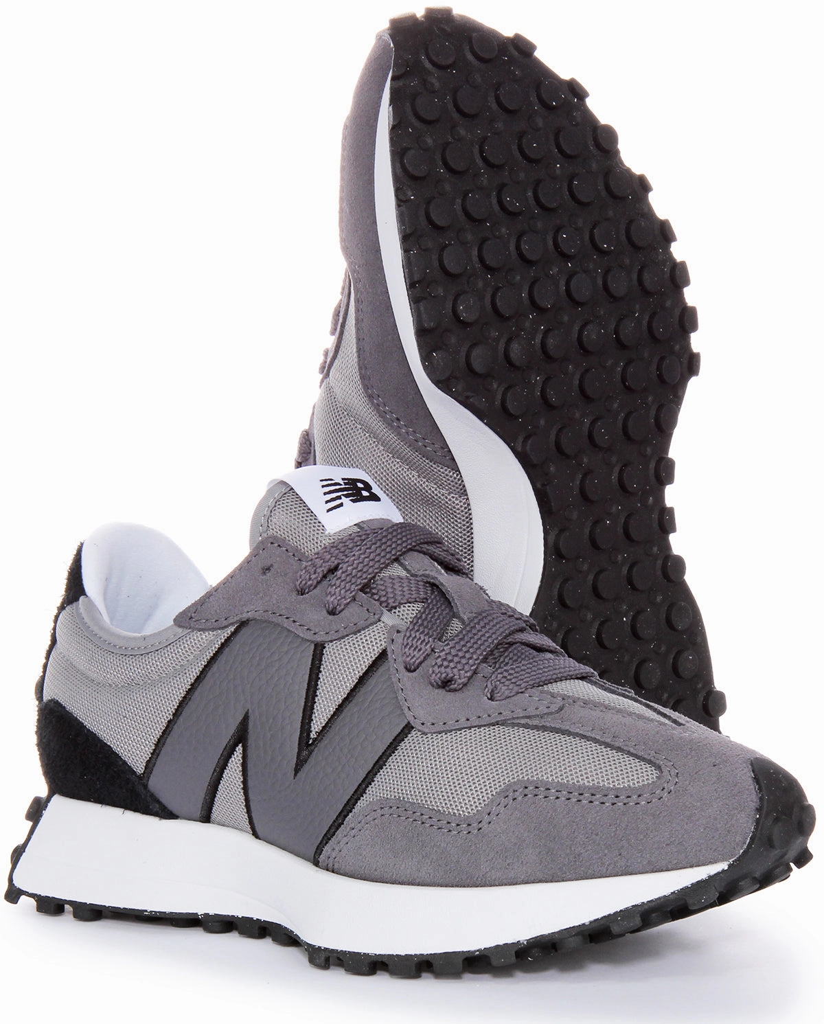 New Balance U327 MD In Grey Black Shoes New Balance