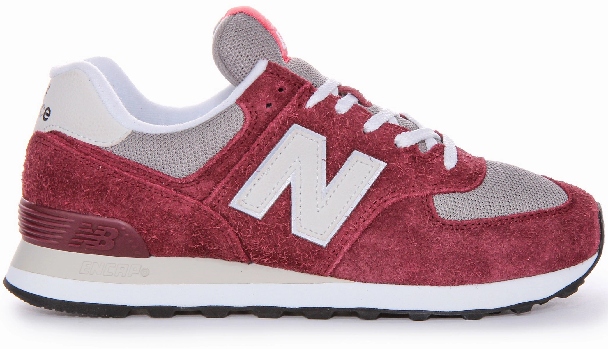 New Balance U574 BGH Trainers In Burgundy Shoes New Balance