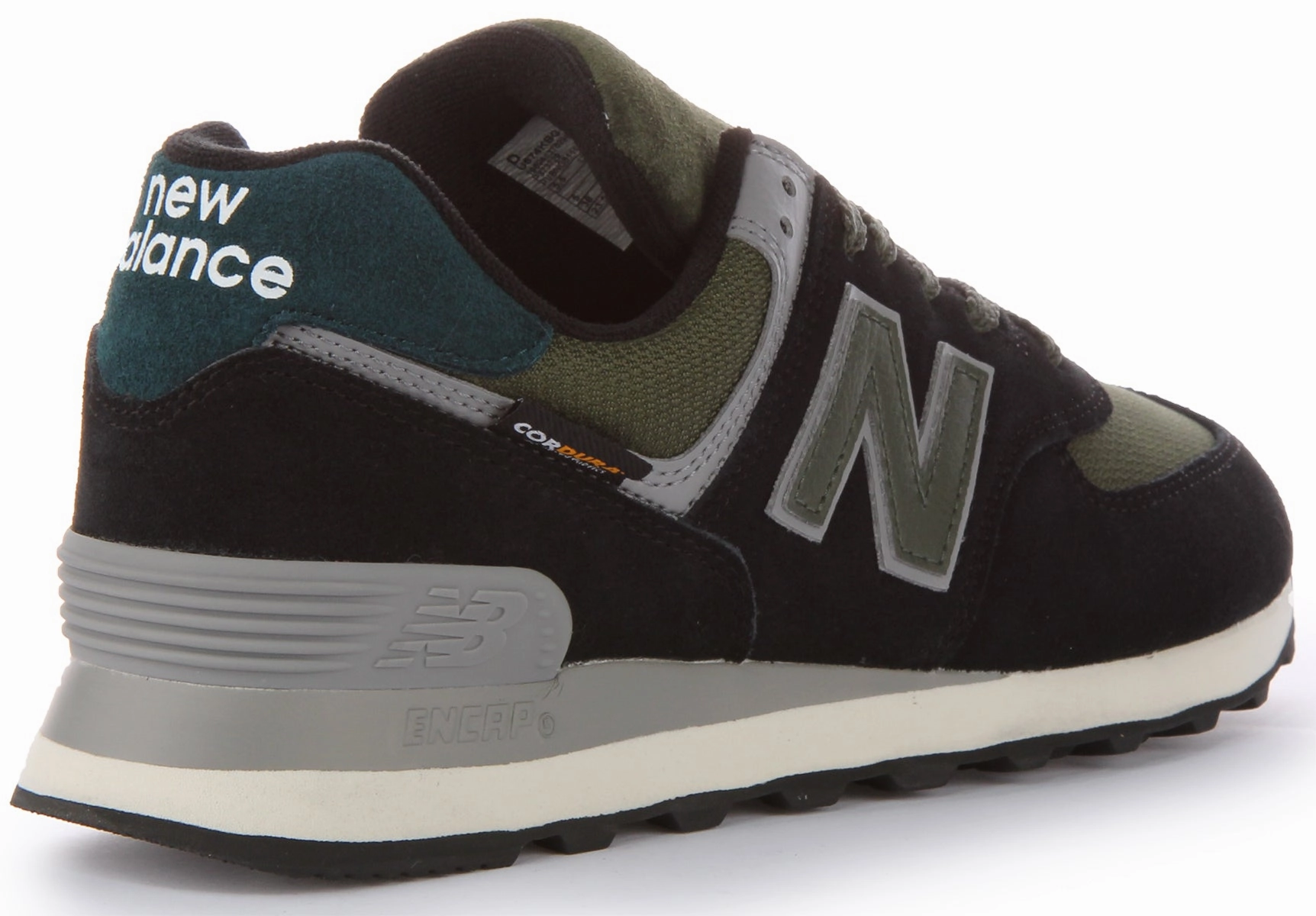 New Balance U574 KBG In Black Grey Shoes New Balance