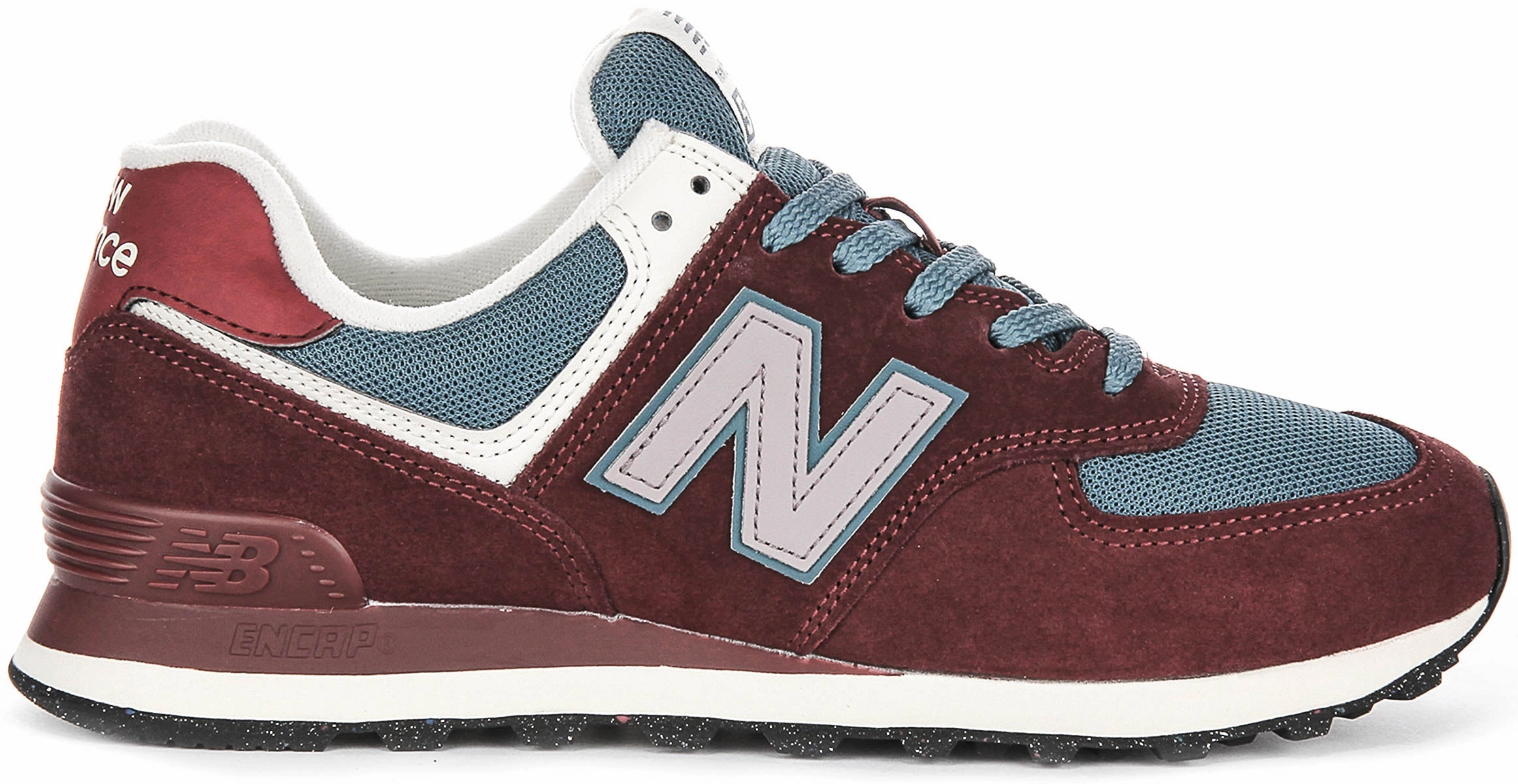 New Balance U574 RBB In Burgundy Shoes New Balance
