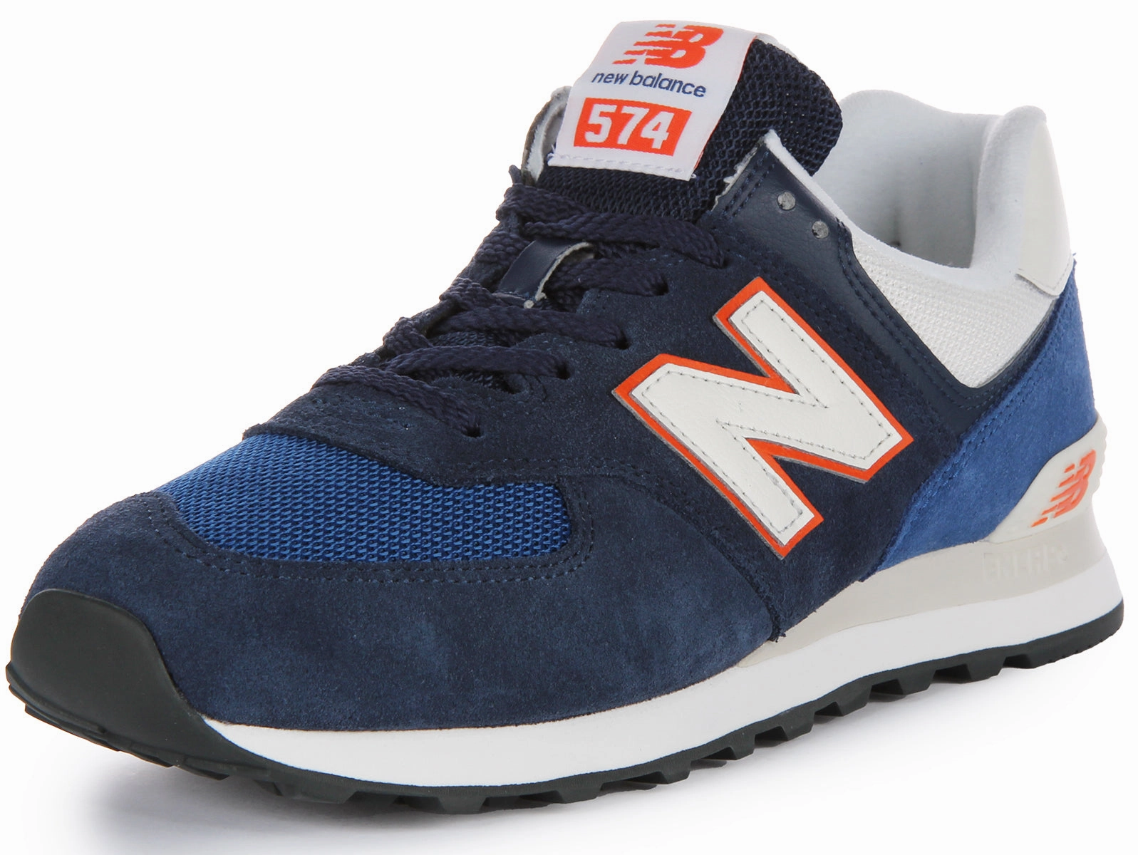 New Balance U574 XR2 In Navy Orange Shoes New Balance